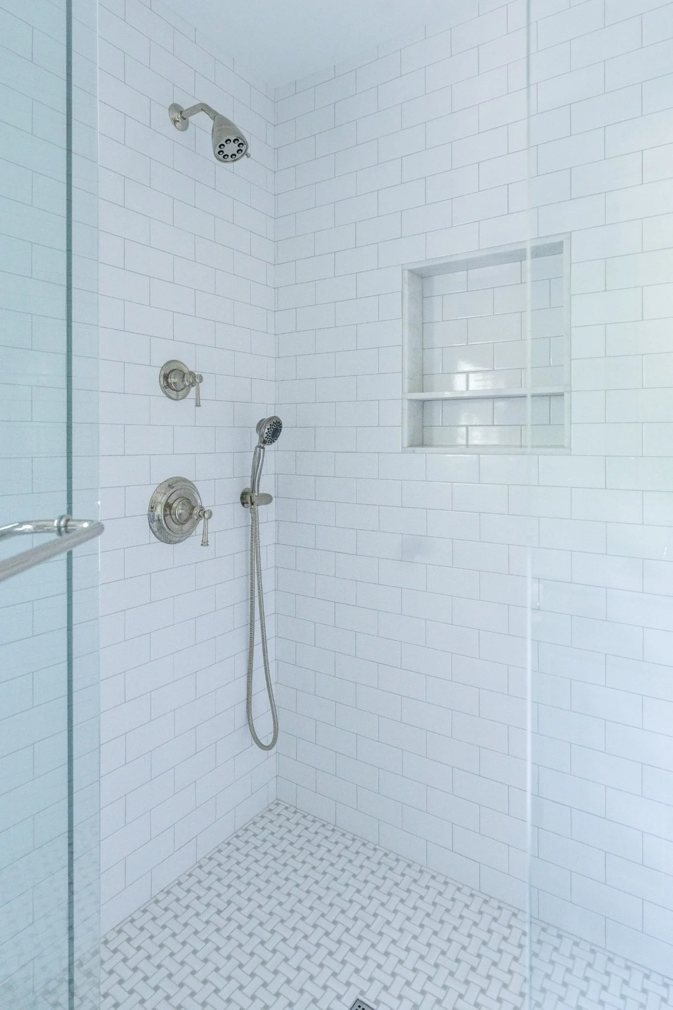 Luxury Subway Tile Shower Design in Germantown, TN