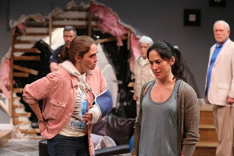 Bad Dog/Olney Theater Center
Alyssa Wilmoth Keegan has fewer opportunities to lash out as the measured, almost stoic Abby, who takes up the mantel as Molly’s protector and as the voice of reason and calm. Keegan, however, aptly portrays Abby’s intern