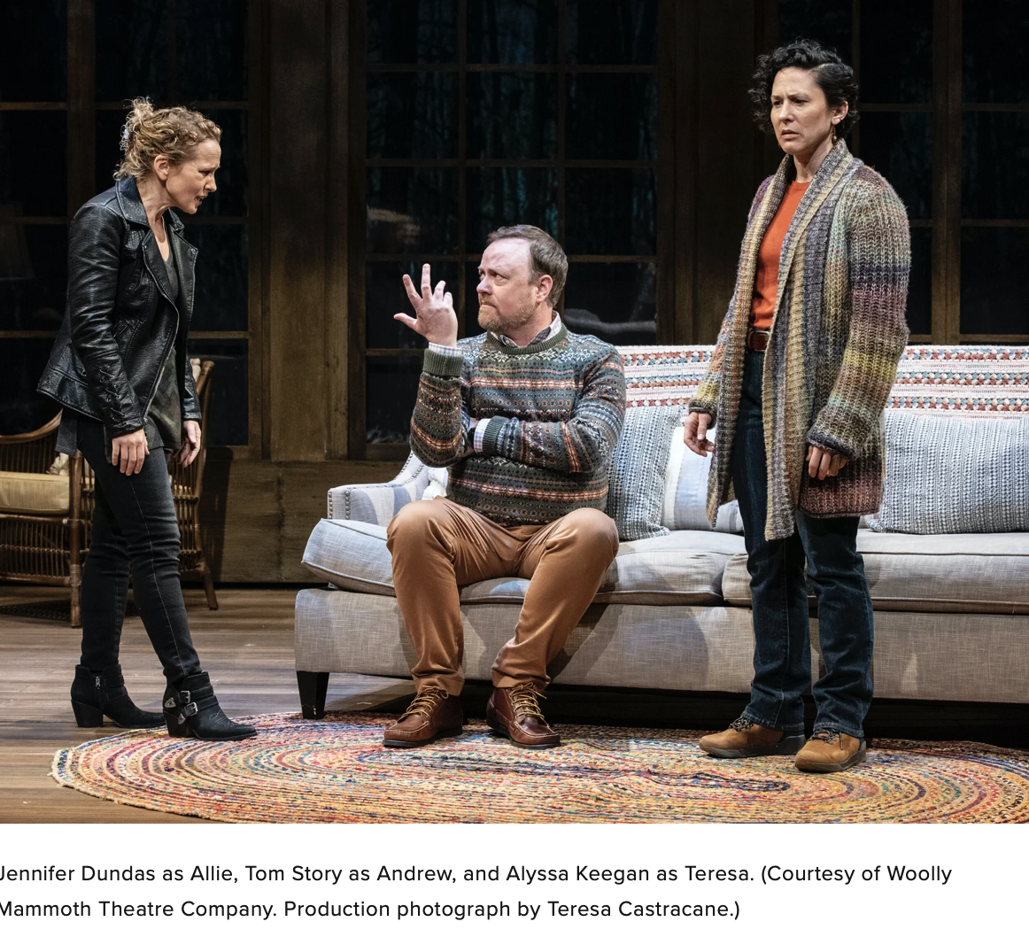 Shipwreck/Woolly Mammoth Theatre Co.As "vocal guests in the farmhouse, Alyssa Wilmoth Keegan and Tom Story excel along with their castmates." -Washington Post