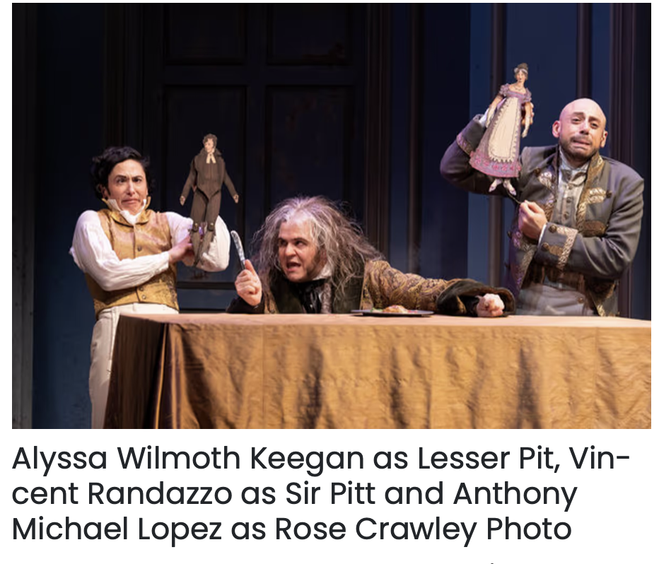 Vanity Fair/Shakespeare Theatre Company, ACT
"Alyssa Wilmoth Keegan (who also serves as dance captain for this production) brings a blazing energy to her many roles throughout the evening." -Broadway World