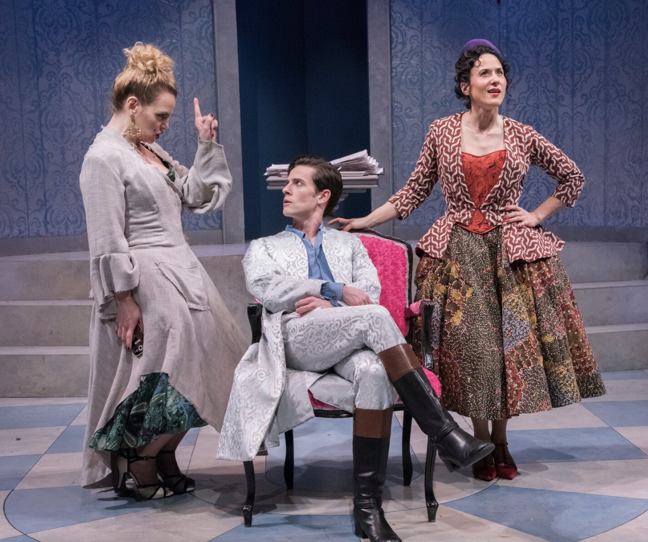  Fickly: A Fancy French Farce/Olney Theater Center
"Alyssa Wilmoth Keegan is a delightfully brainy, focused Flaminia with a knee-knocking weakness for cheese" -Washington Post