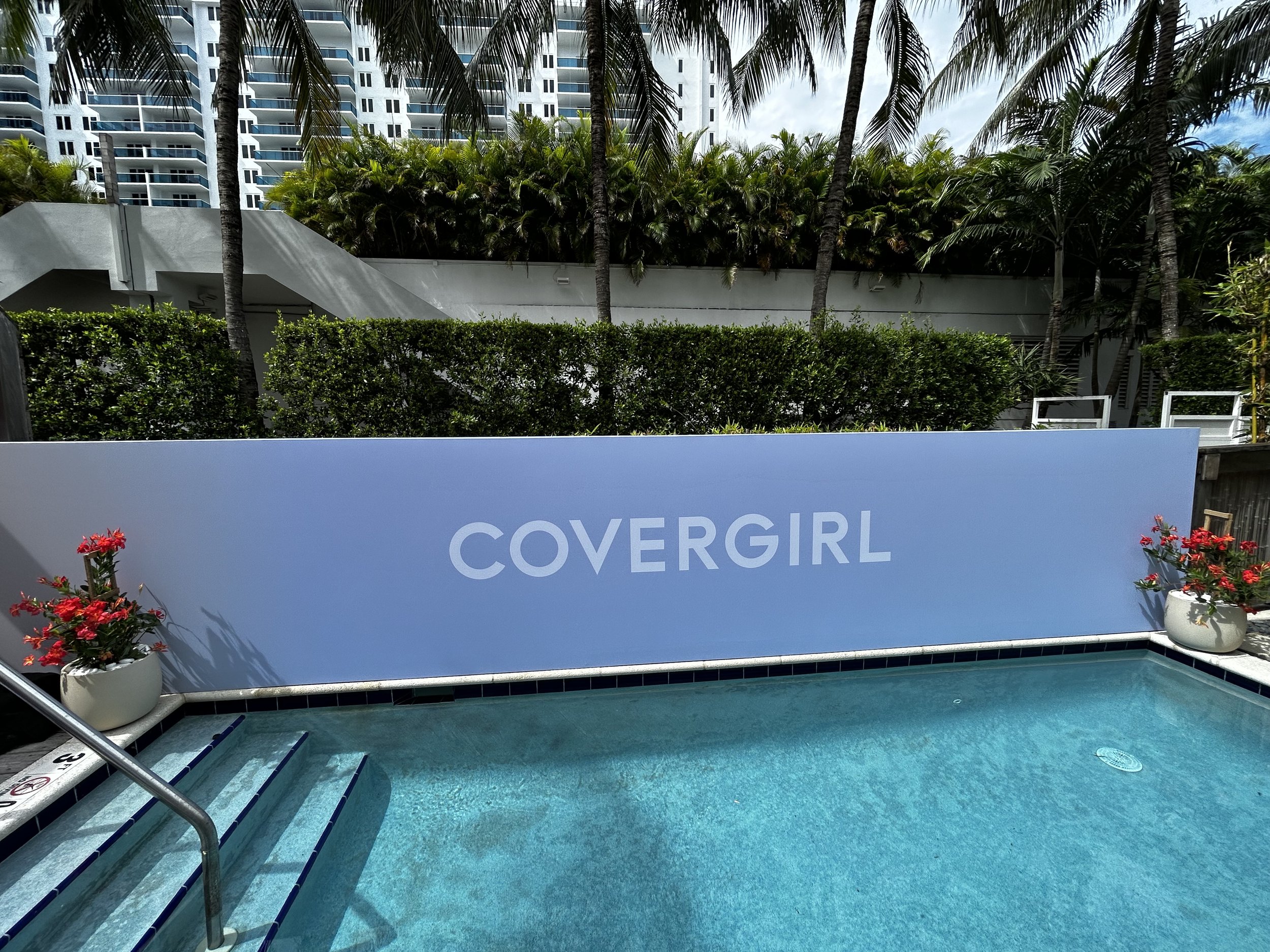 Luxury Plant Rentals for Brand Activations | CoverGirl &amp; Sally Hansen Miami Swim Week at W South Beach