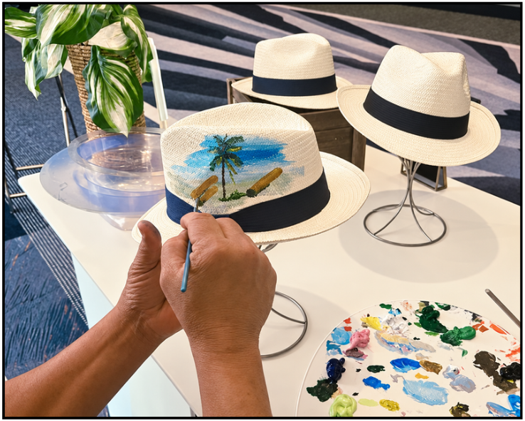 The Fedora Atelier: Live Art Designed to Be Worn