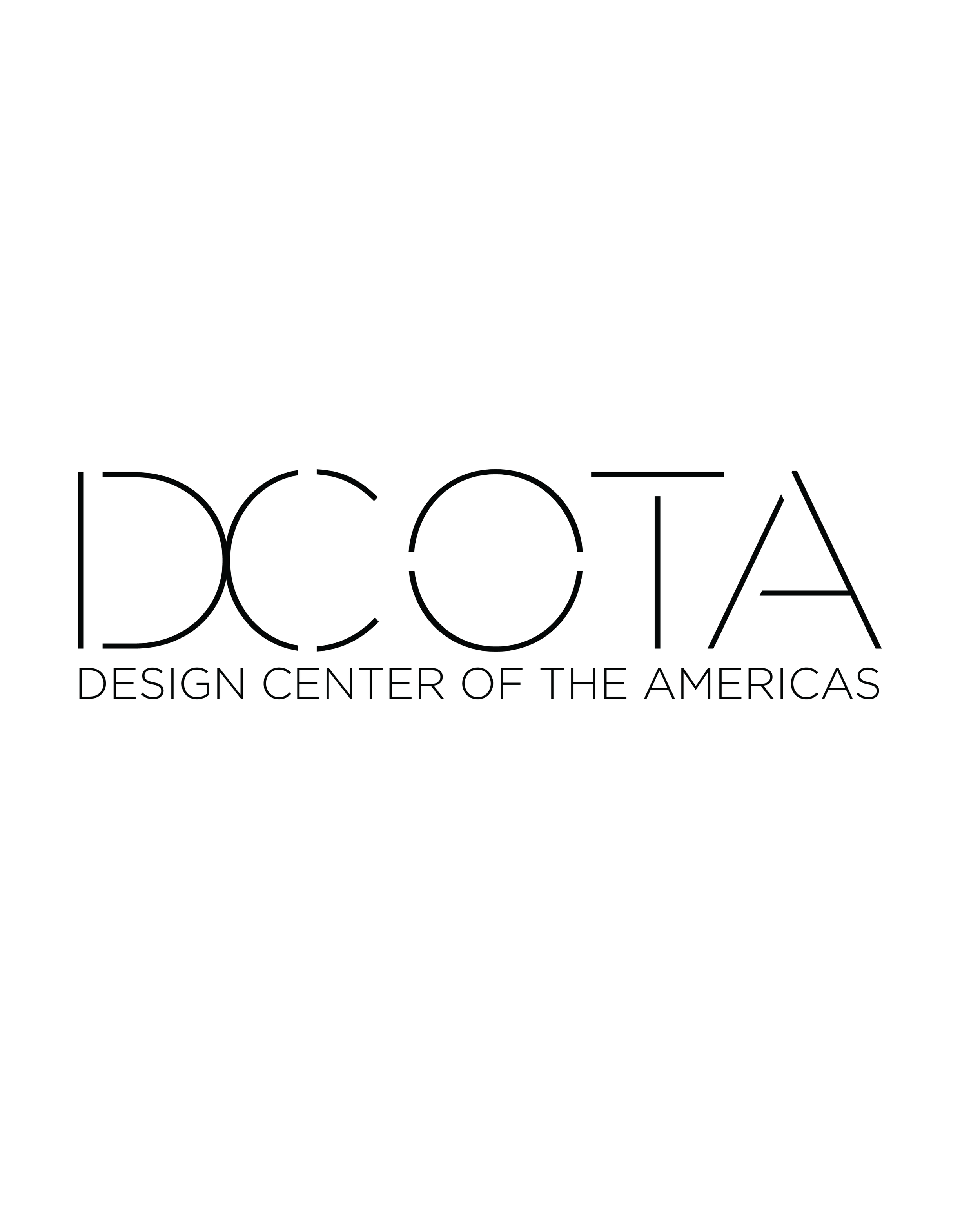 Logo of the Design Center of the Americas (DCTA) with the text "DCTA - Design Center of the Americas" in black on a white background.
