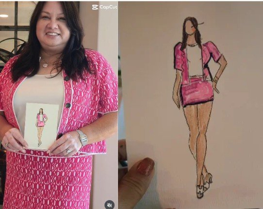 Live Watercolor Sketch Artist Miami | Temporary Tropics
