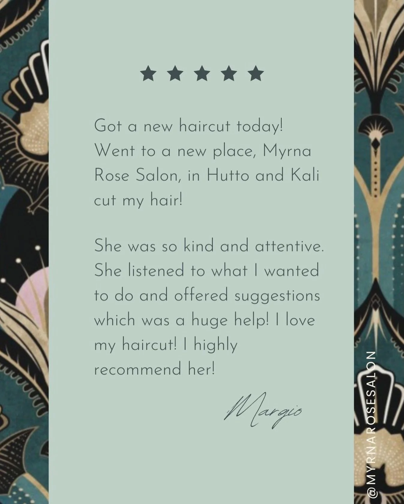 This is what being truly cared for looks like.

 #hairtestimonial #haircare #clienttestimonial
