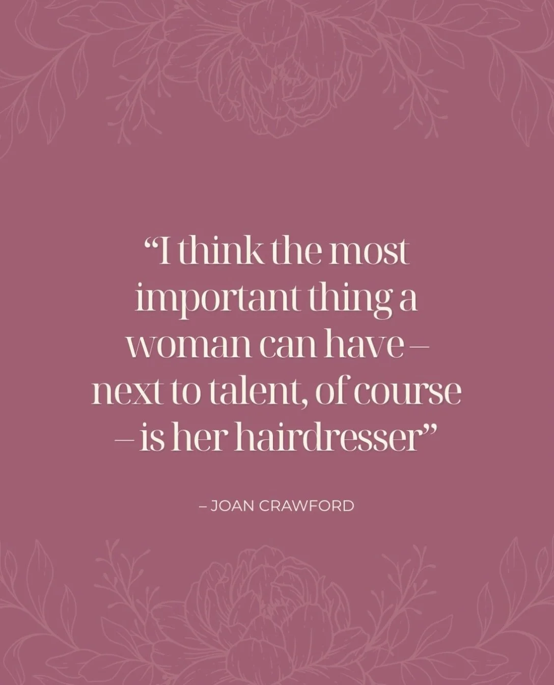 A little dramatic? Maybe.
Wrong? Absolutely not.

#myrnarosesalon 
#austinsalon
#huttosalon
#taylorsalon
#salonhumor