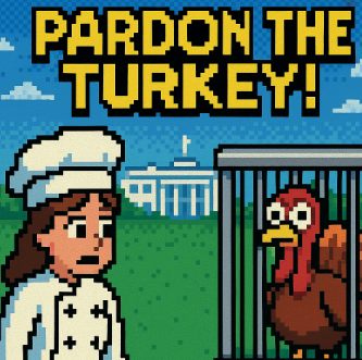 Pardon The Turkey Neon Bread