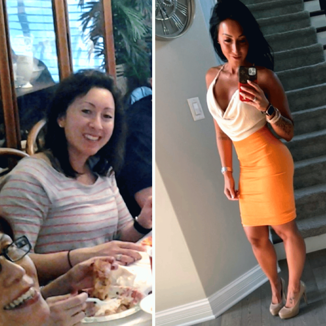 Before and After Fitness Photo