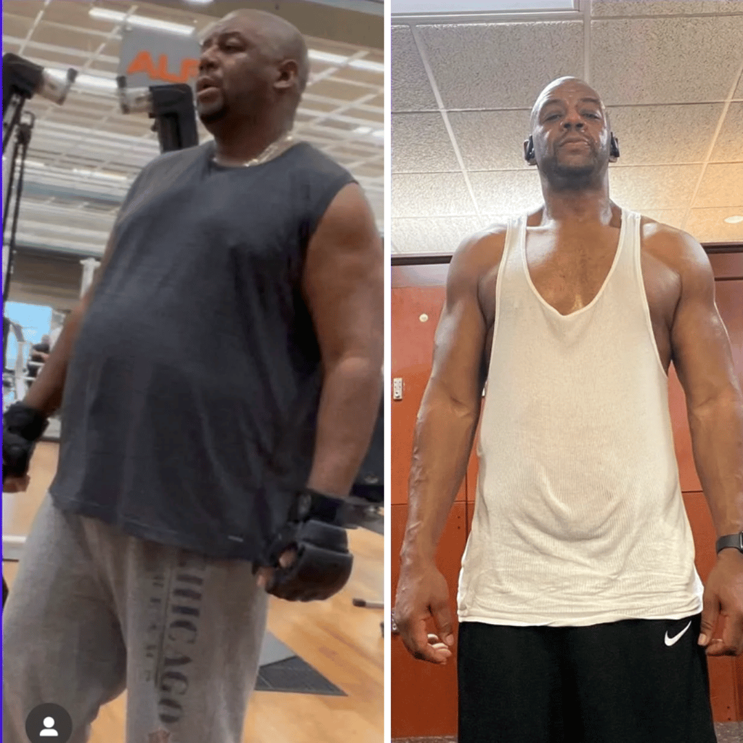 Before and After Fitness Photo