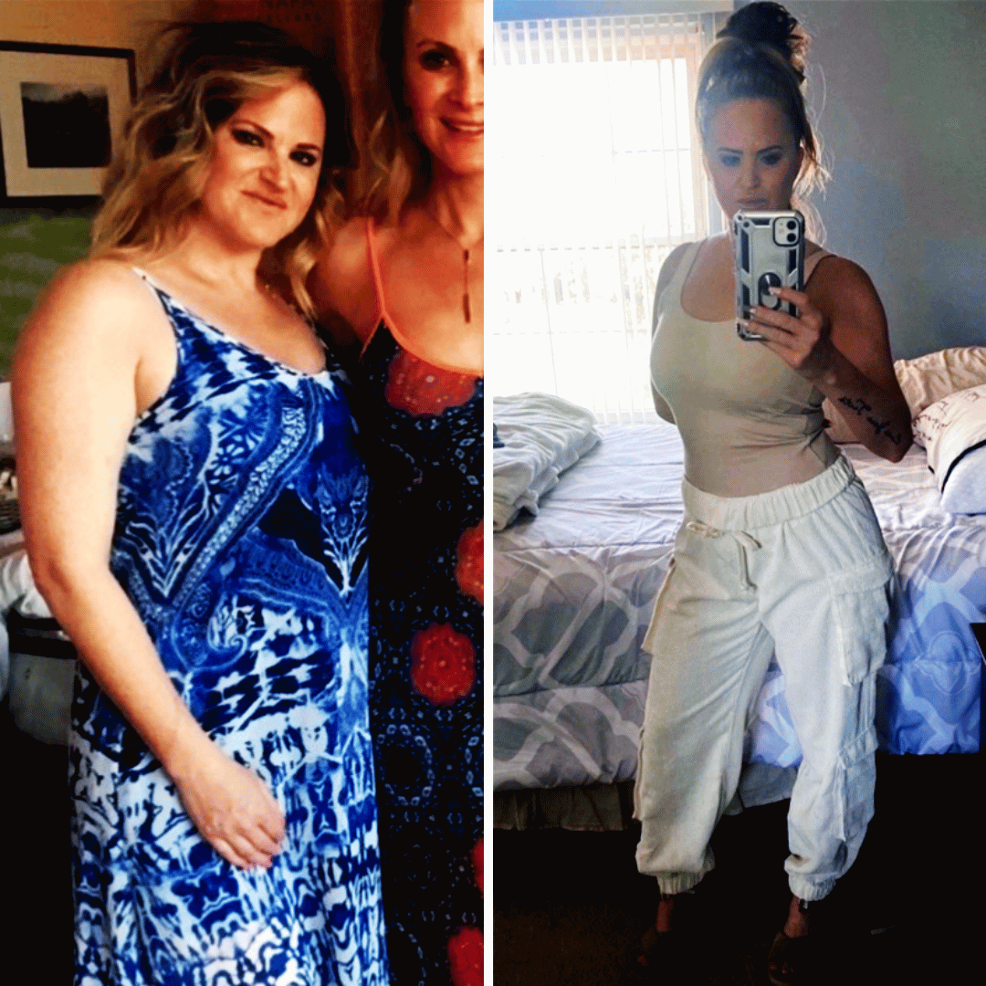 Before and After Fitness Photo