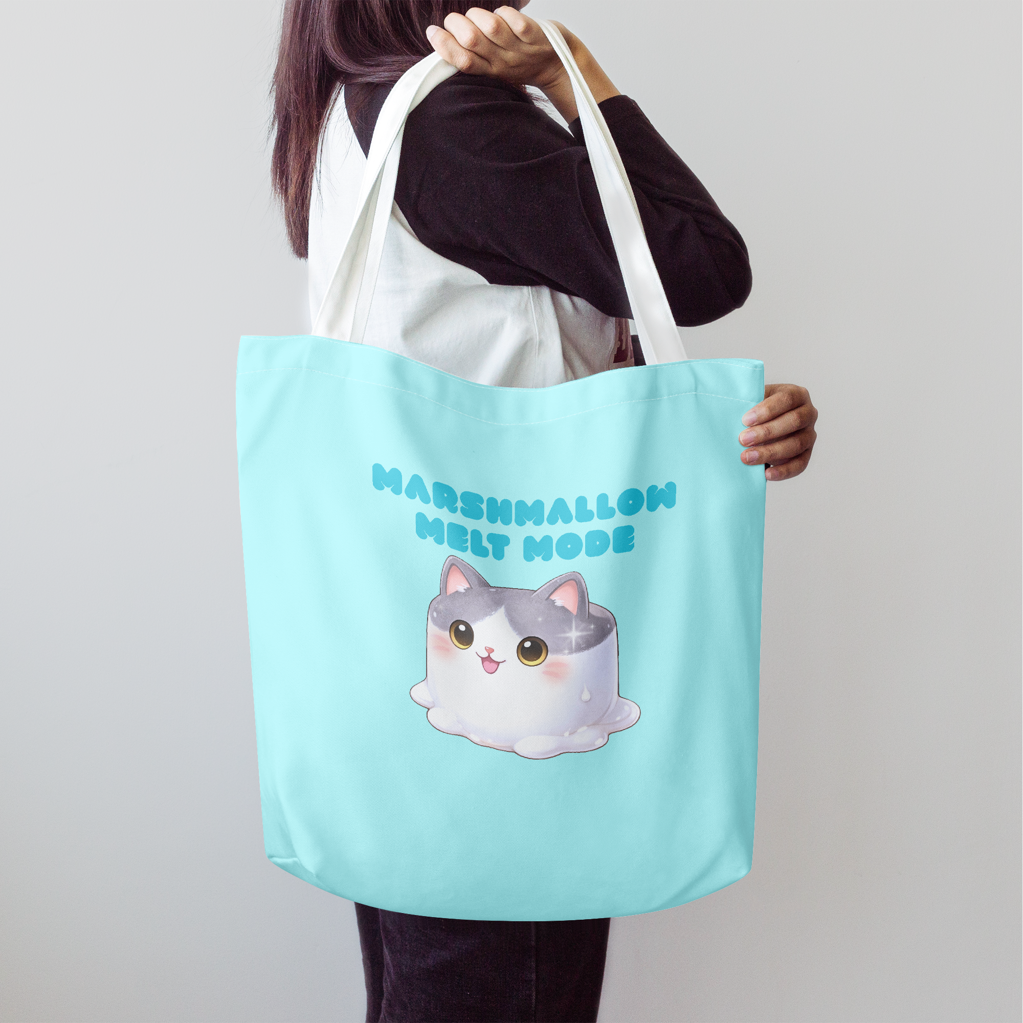 MMM Canvas Tote On shoulder.jpg