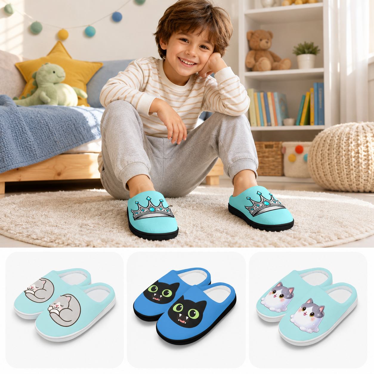 Chaos Crew Youth Slippers