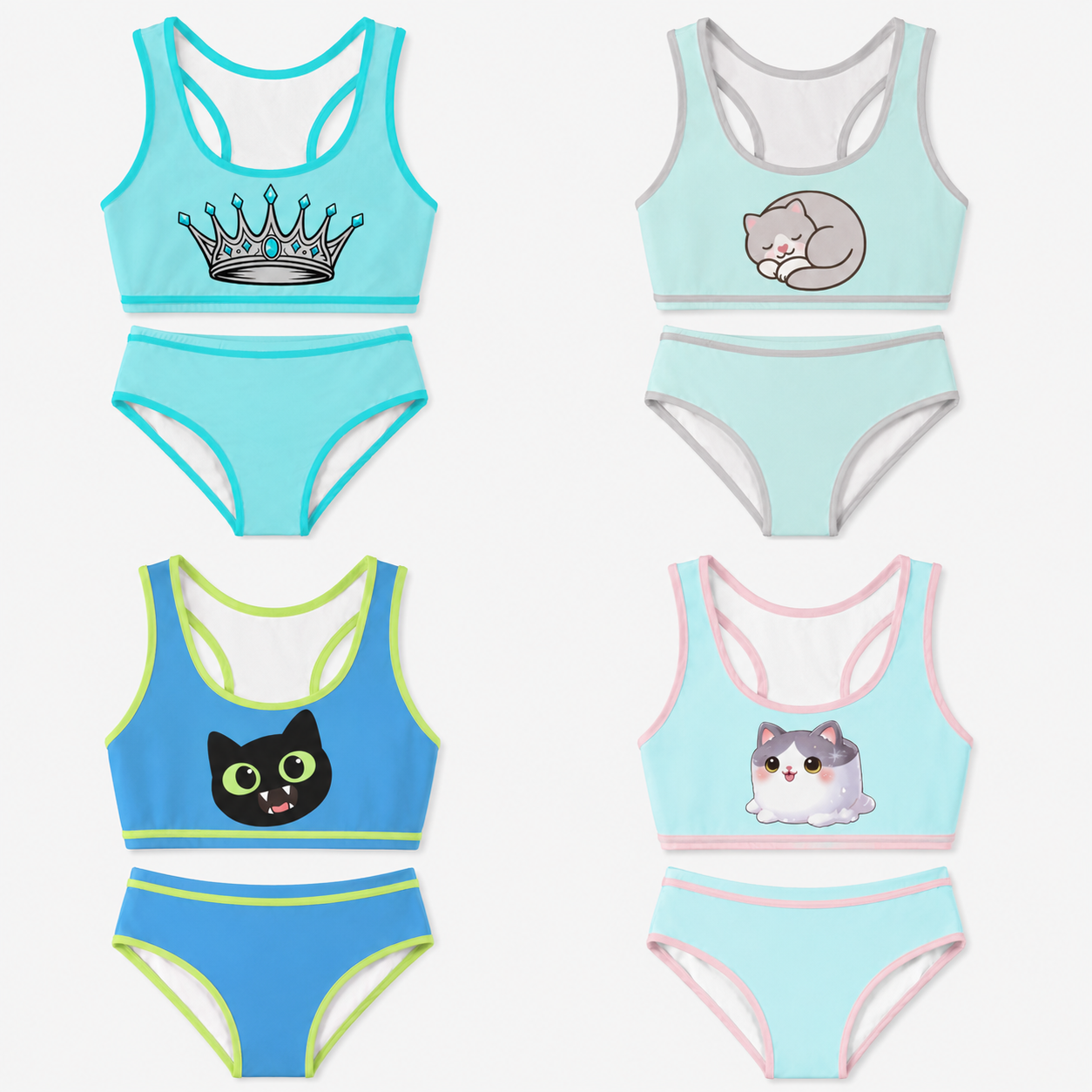 Chaos Crew Youth 2-Piece Swimsuits