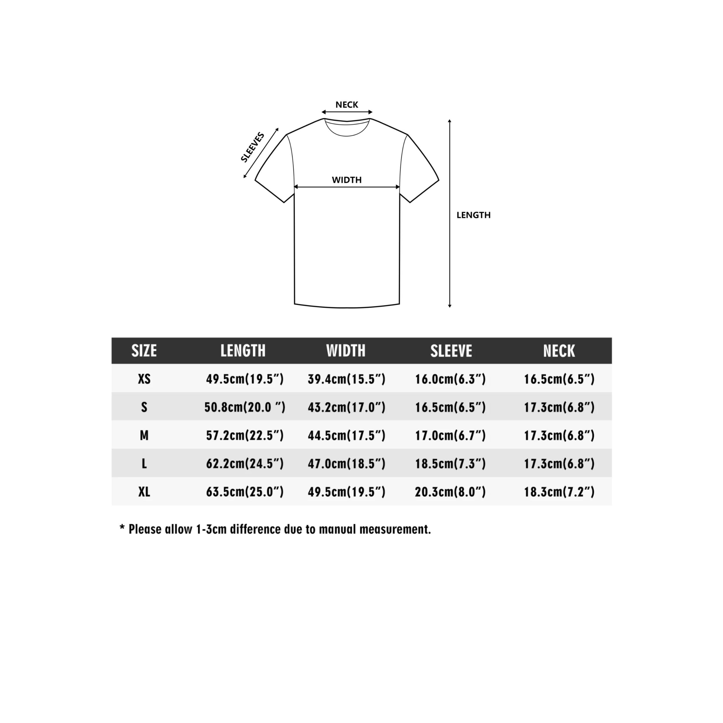 Adukt TCMC Pop C tshirt size chart.png
