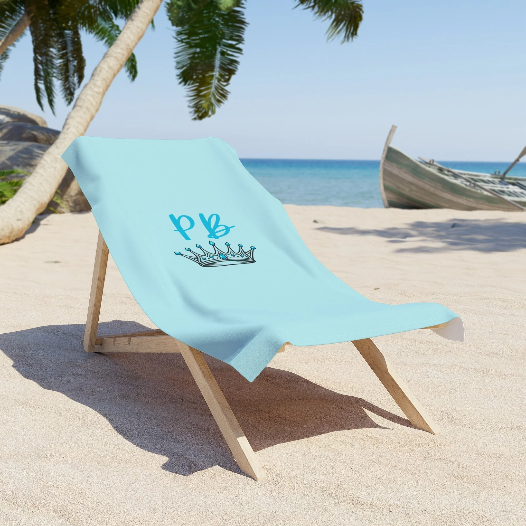 PB Crown Classic Beach Towel