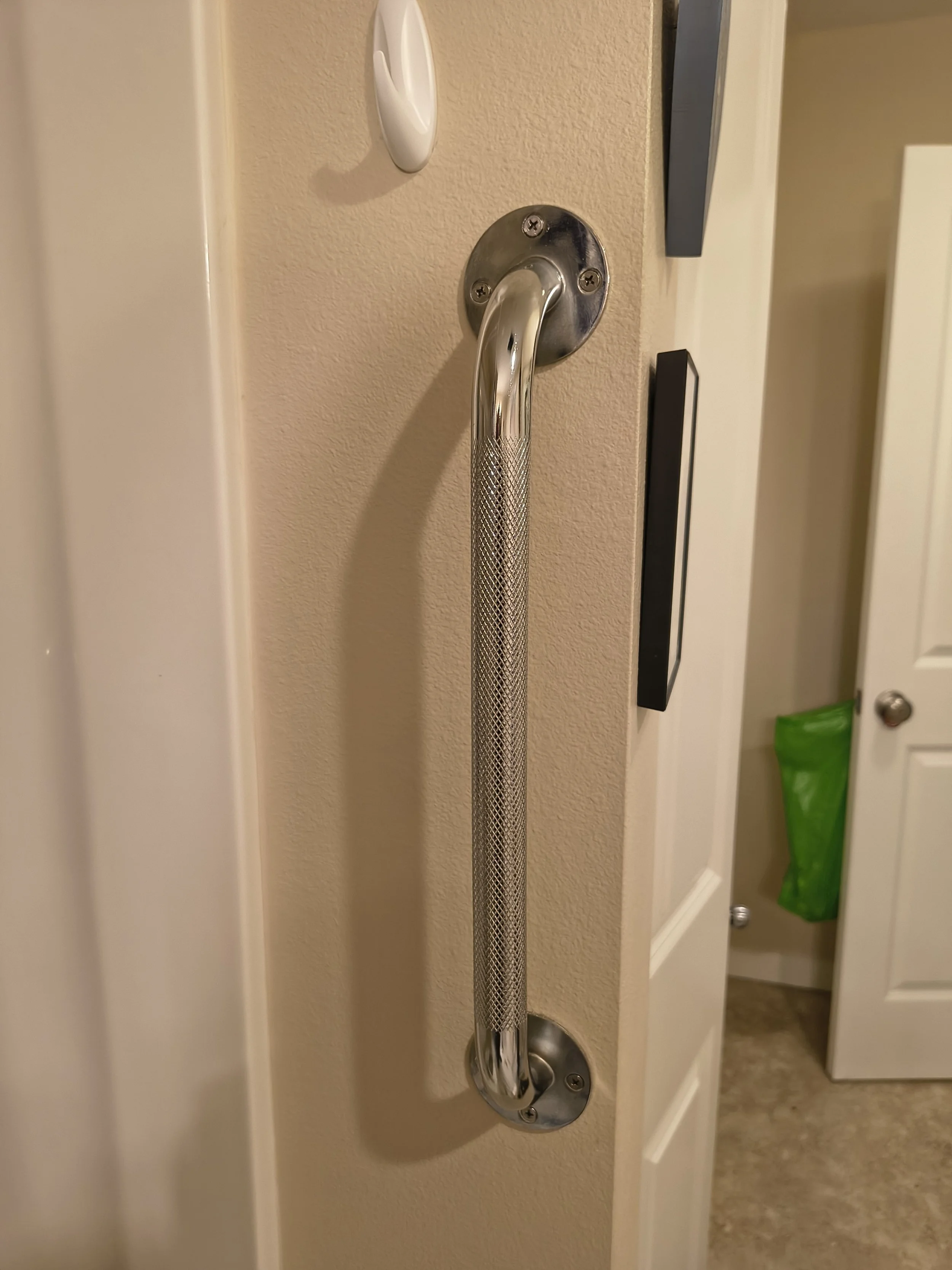 Install grab bars