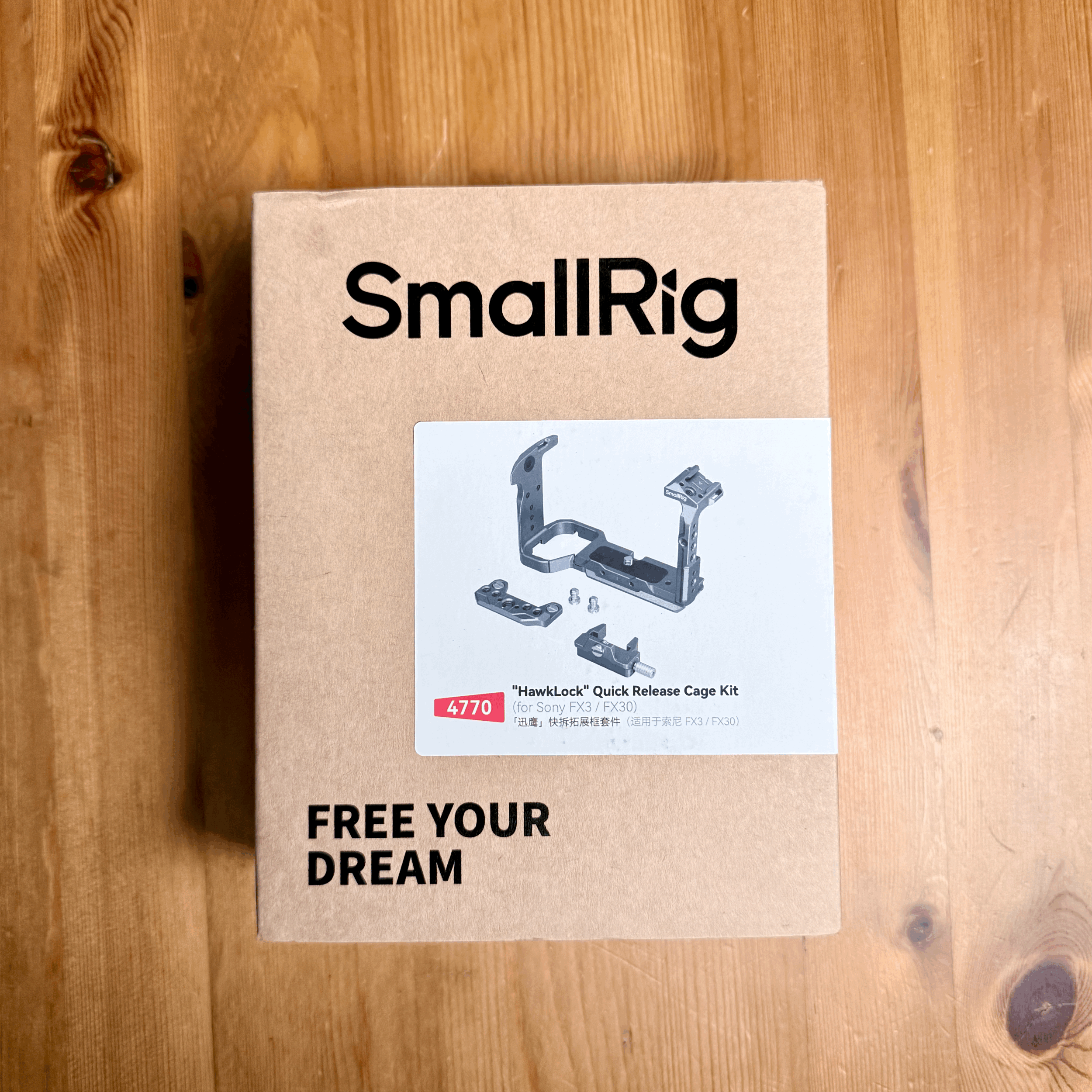 SmallRig FX3 / FX30 HawkLock Quick Release Camera Cage Kit (4770) - New