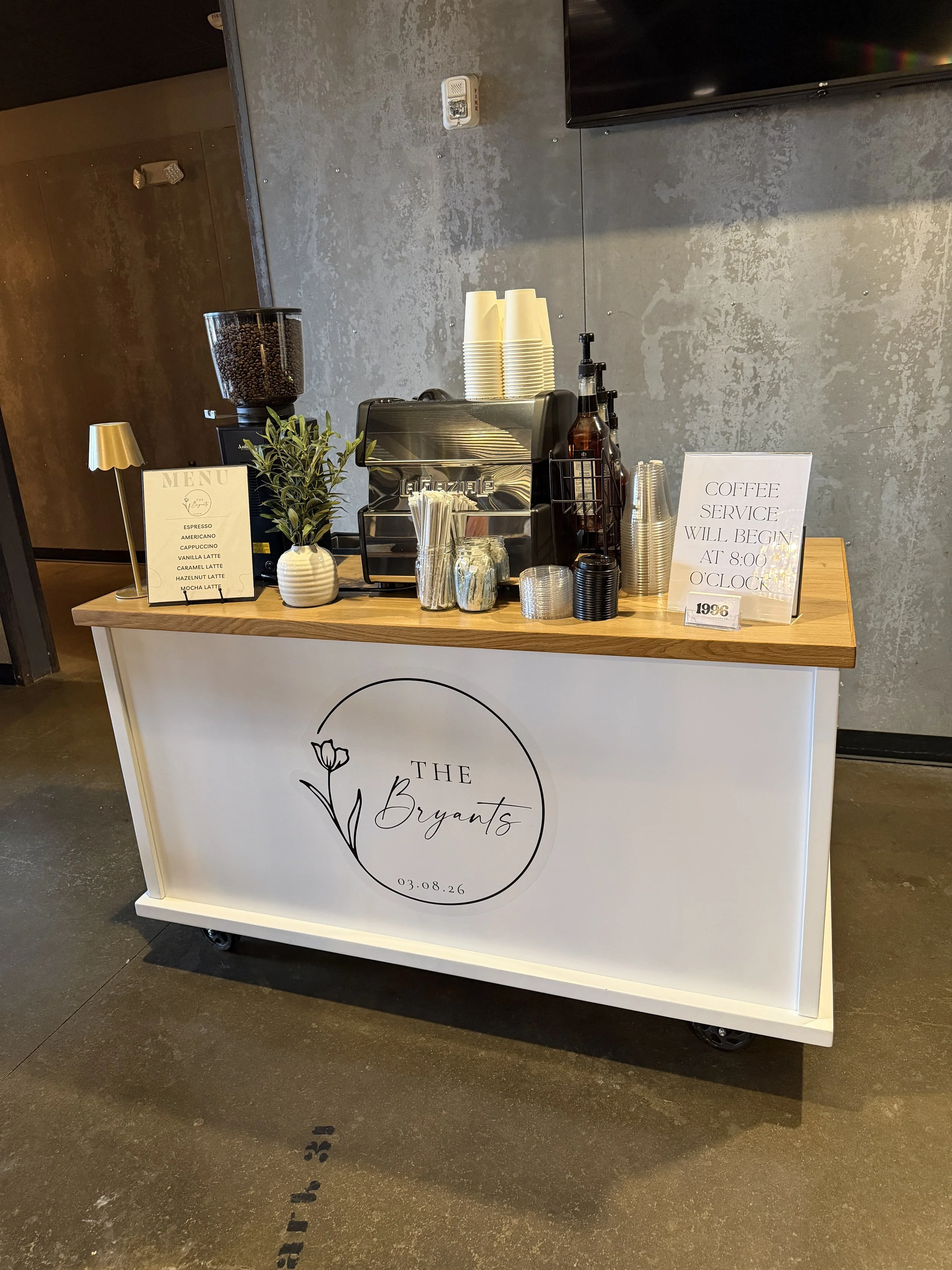 Wedding Coffee Cart in San Antonio: A Detail Guests Remember