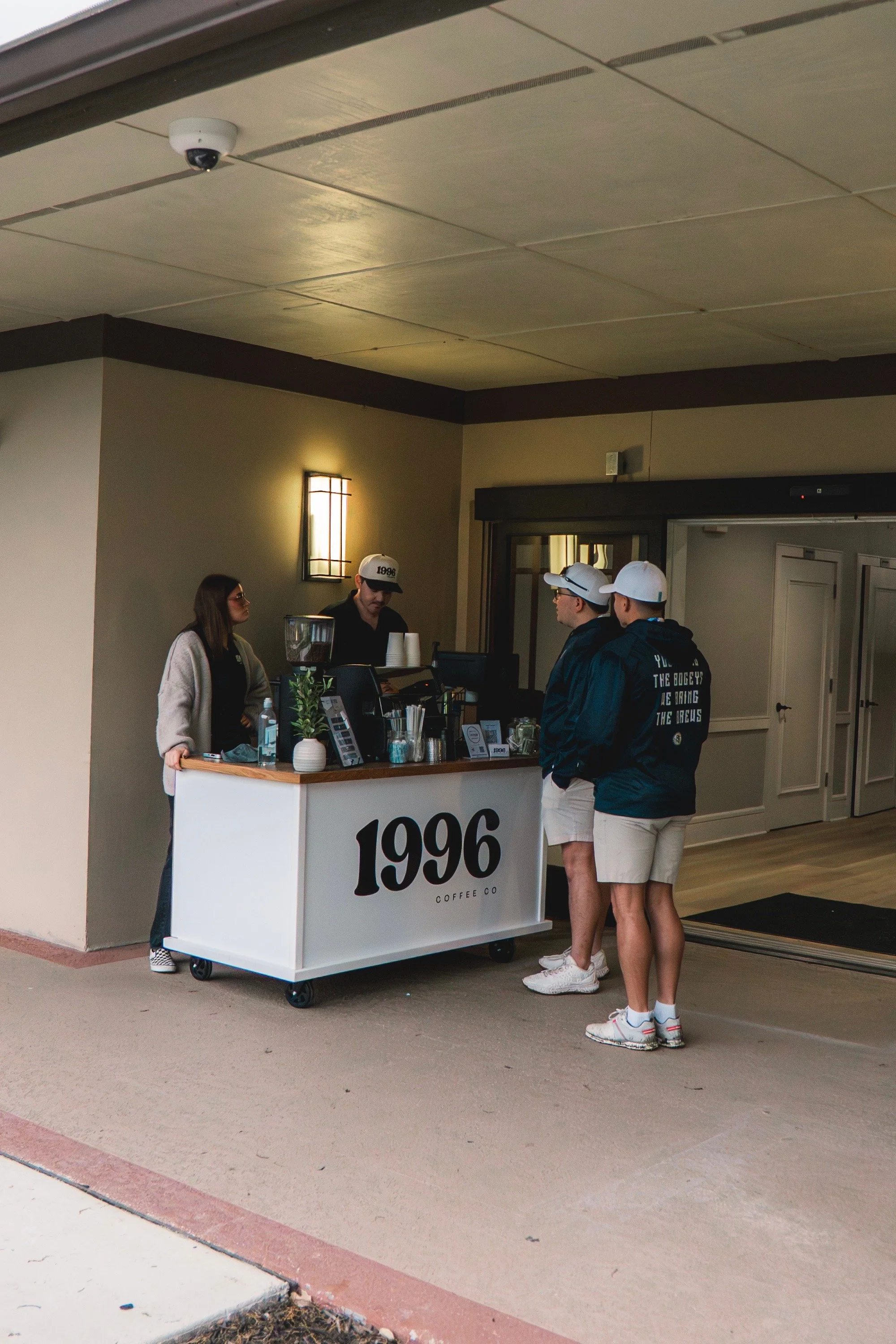 coffee cart catering at san antonio event