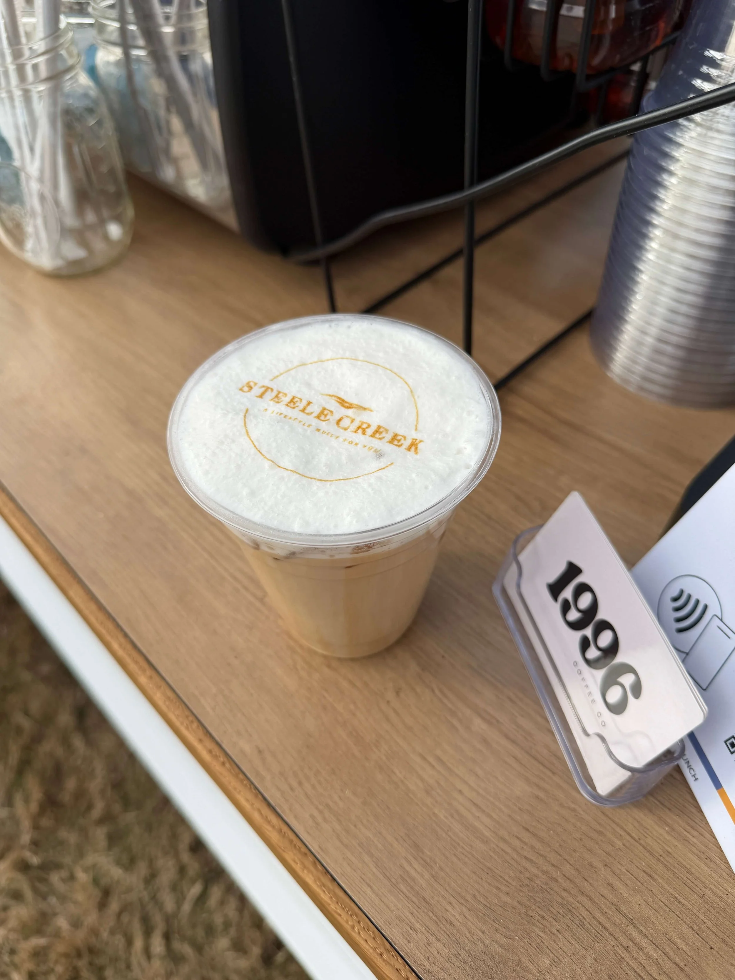 corporate coffee catering custom logo latte