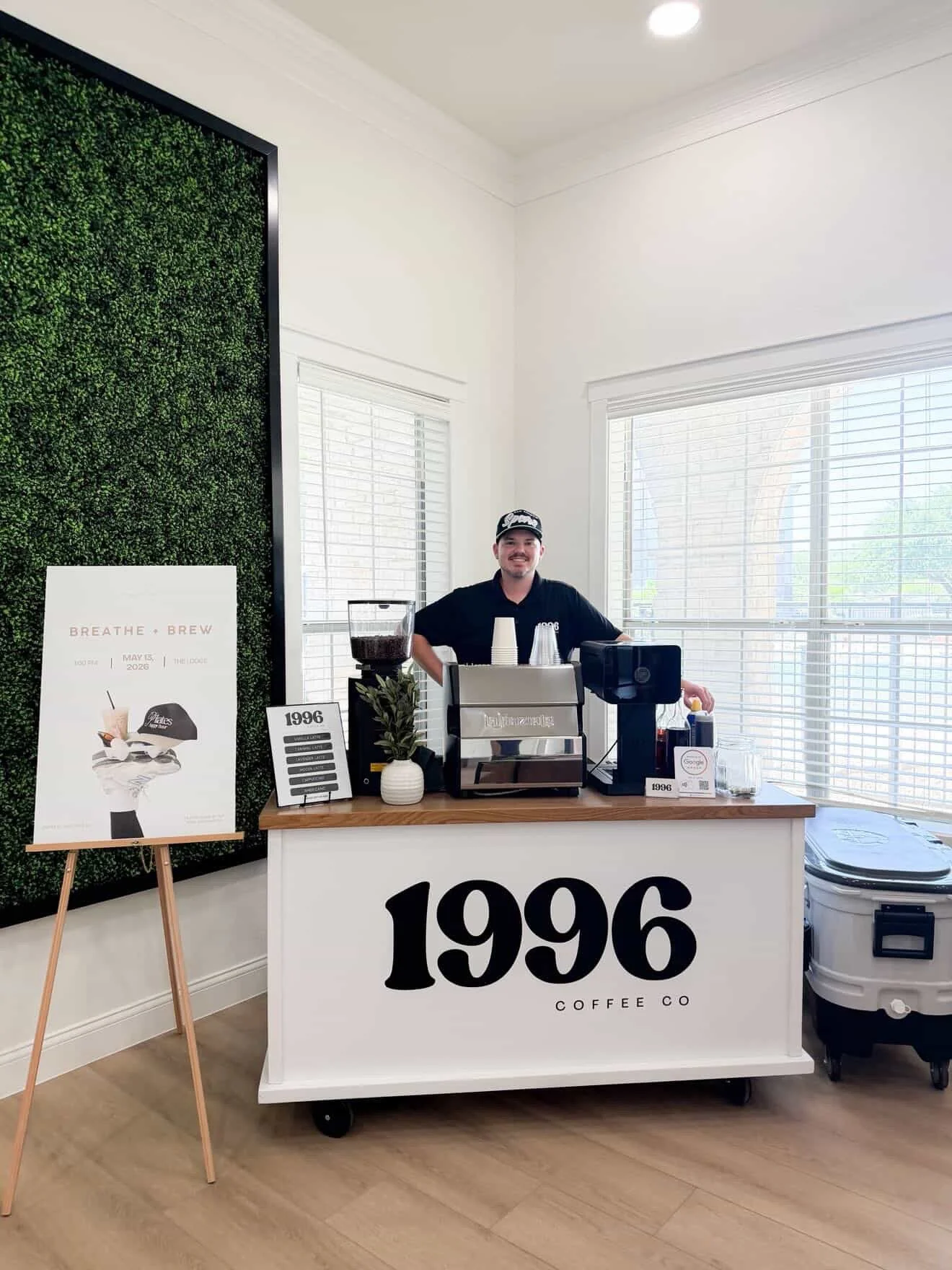 Community activation coffee cart in san antonio
