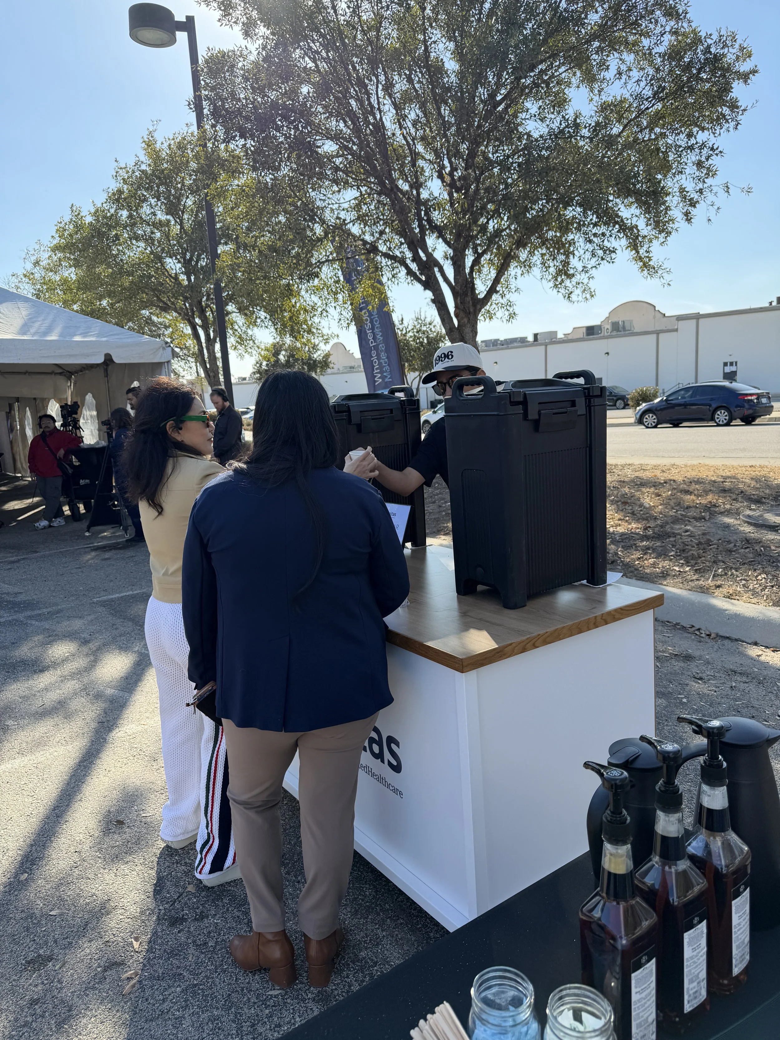 coffee cart for corporate event in san antonio