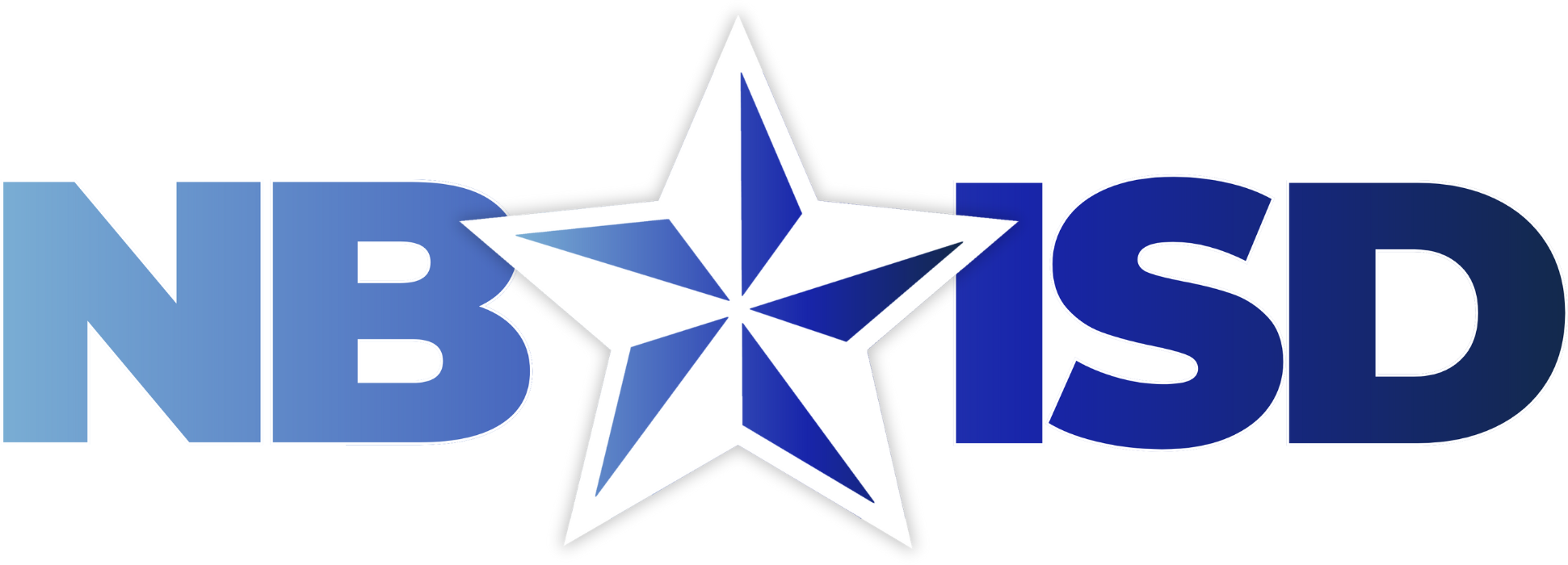 NBD logo with large blue letters and a blue and white star in the middle.