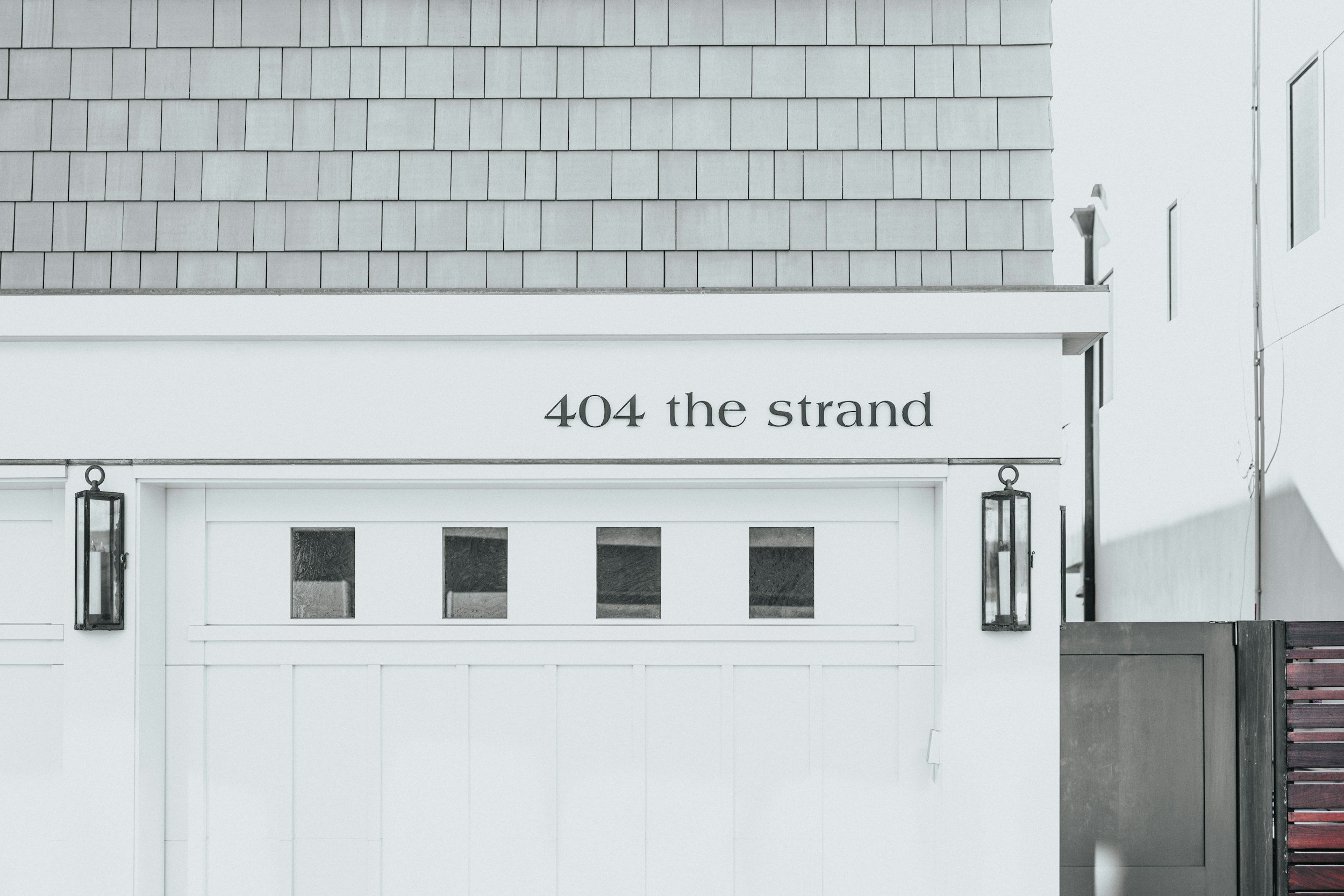 The Strand beachfront neighborhood in Manhattan Beach, California