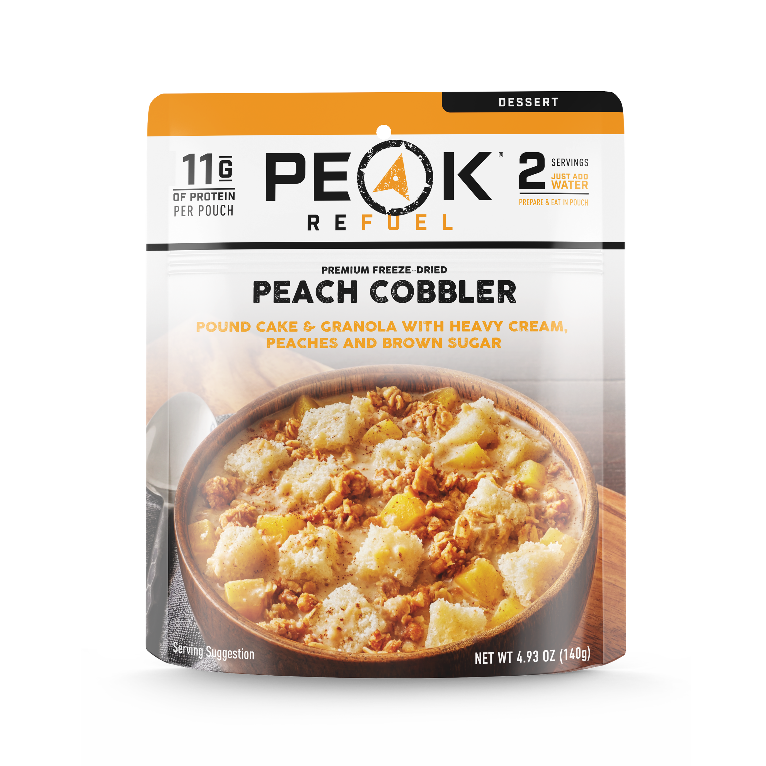 Peak Refuel Peach Cobbler