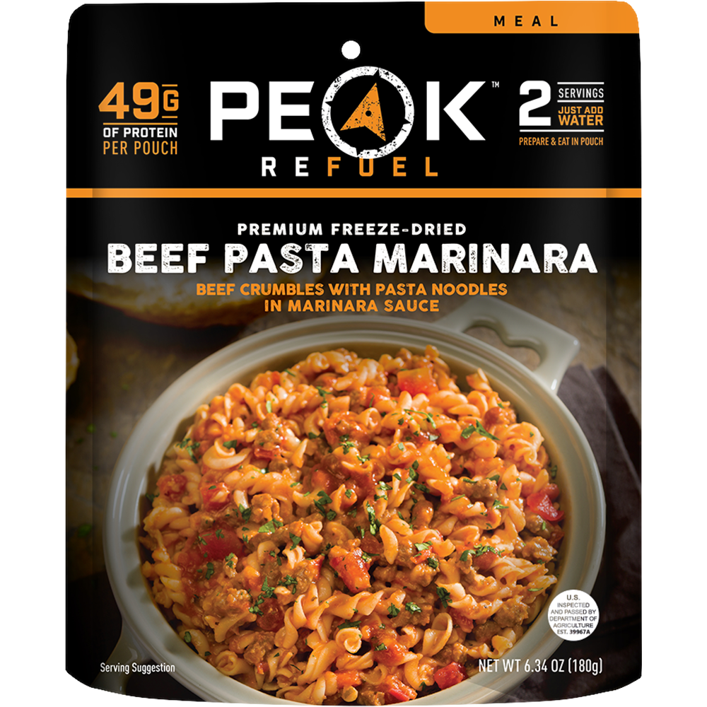 Peak Refuel Beef Pasta Marinara