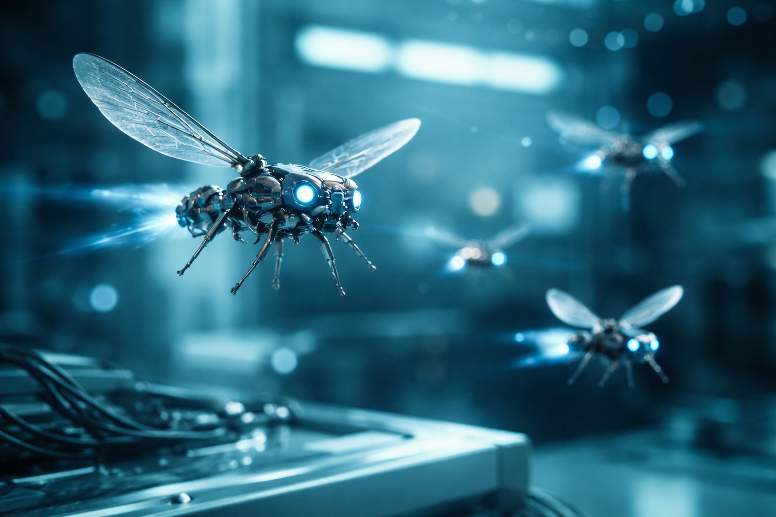 Wenn Roboter fliegen lernen wie Insekten