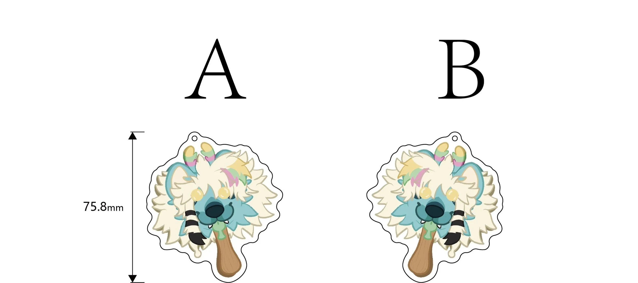 Floof Popsicle Keychain (pre-order)