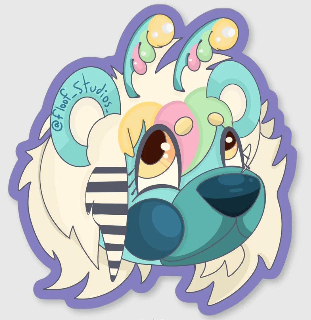 Floof Sticker