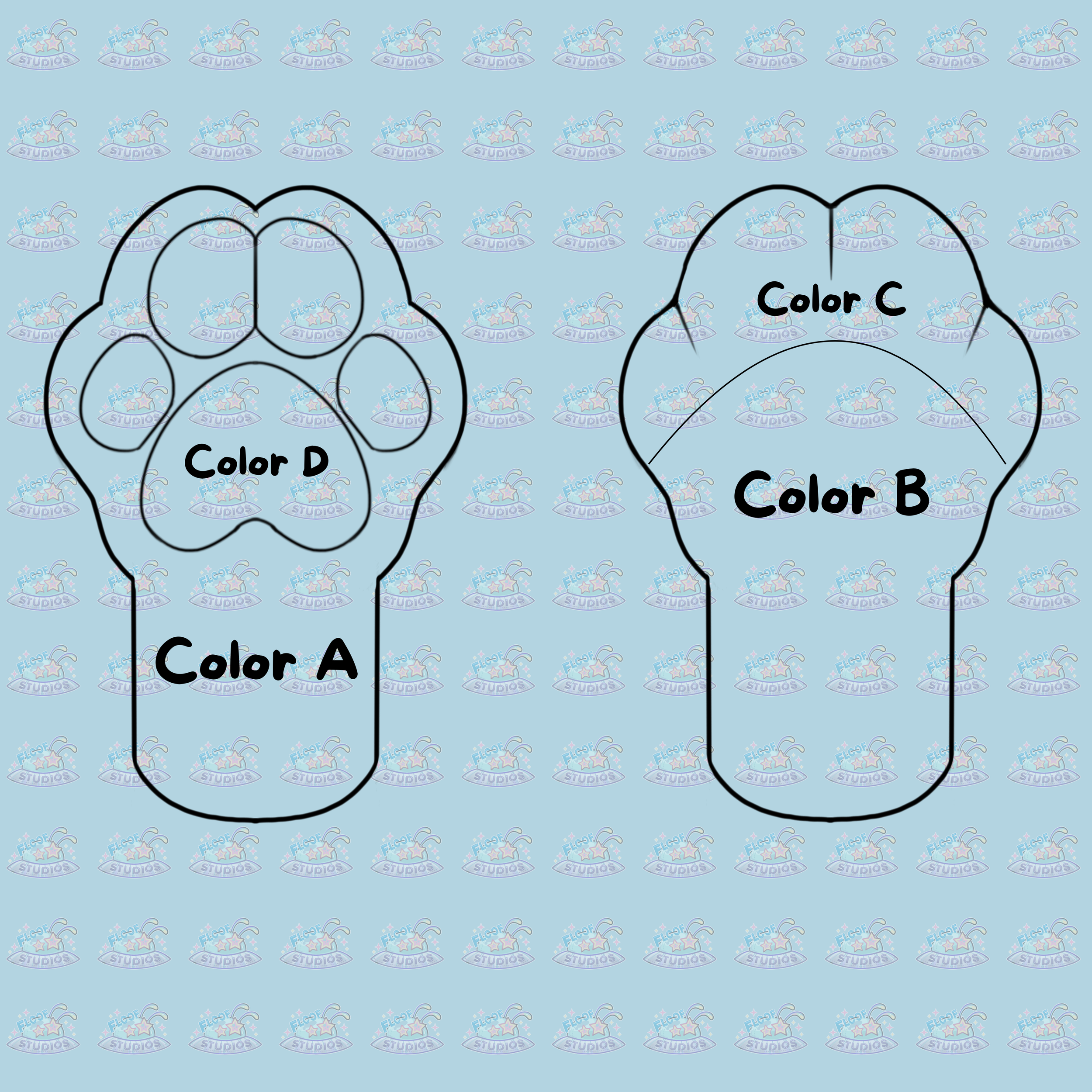 Custom Hand Paws (Made to Order)