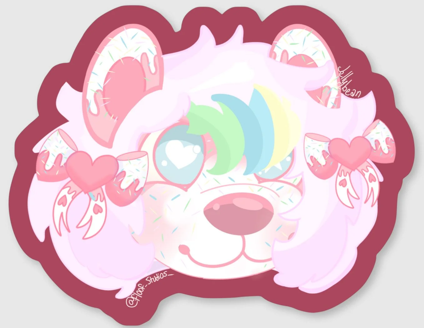 Jelly Bean Holiday Sticker