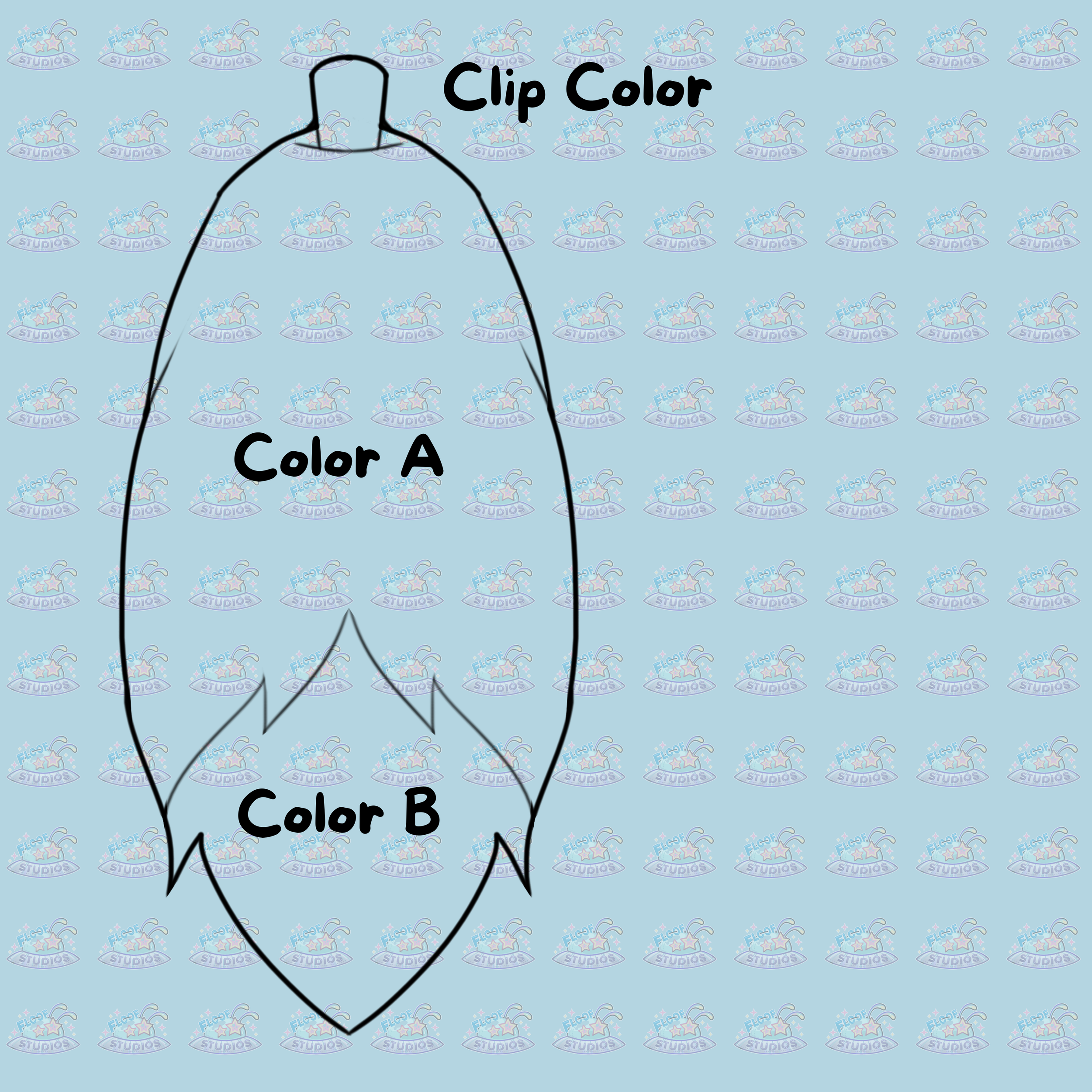 Mini Tail Key Chain (Straight)