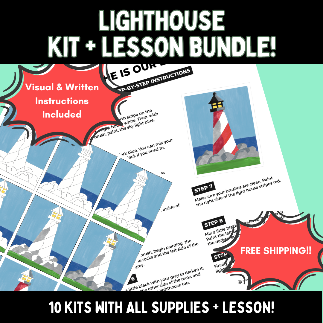 Lighthouse BUNDLE | Complete Lesson and Art Supply Kit | Sunday School VBS