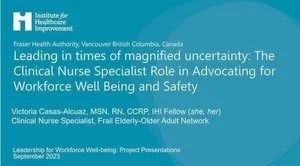 Meet Victoria Casas-Alcuaz, Clinical Nurse Specialist