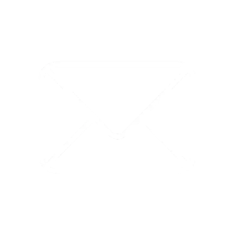 Outline of a closed envelope or letter.