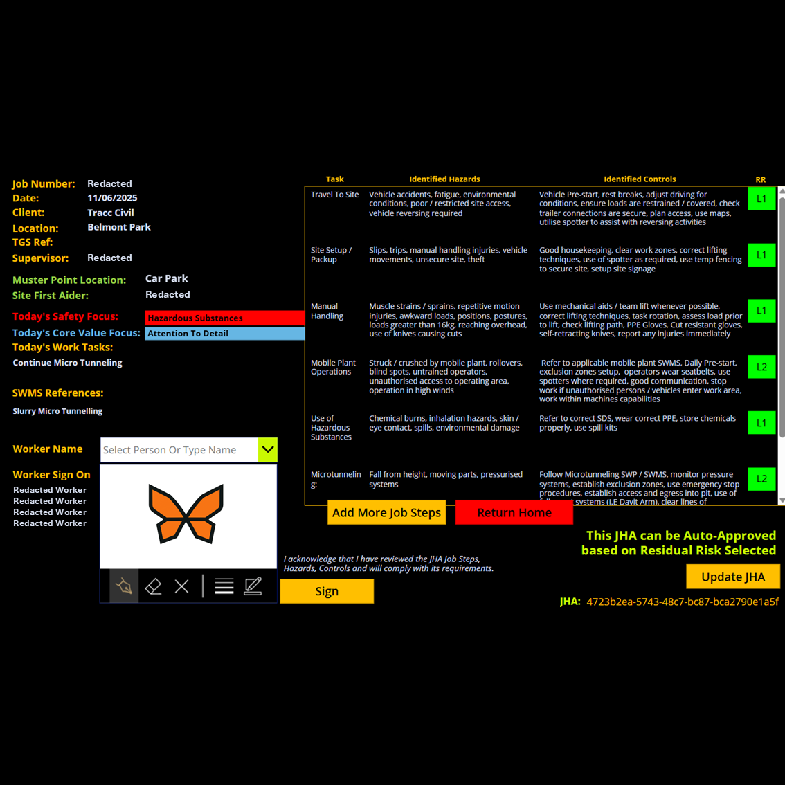 Digital JHA Build: Project Initiation Fee