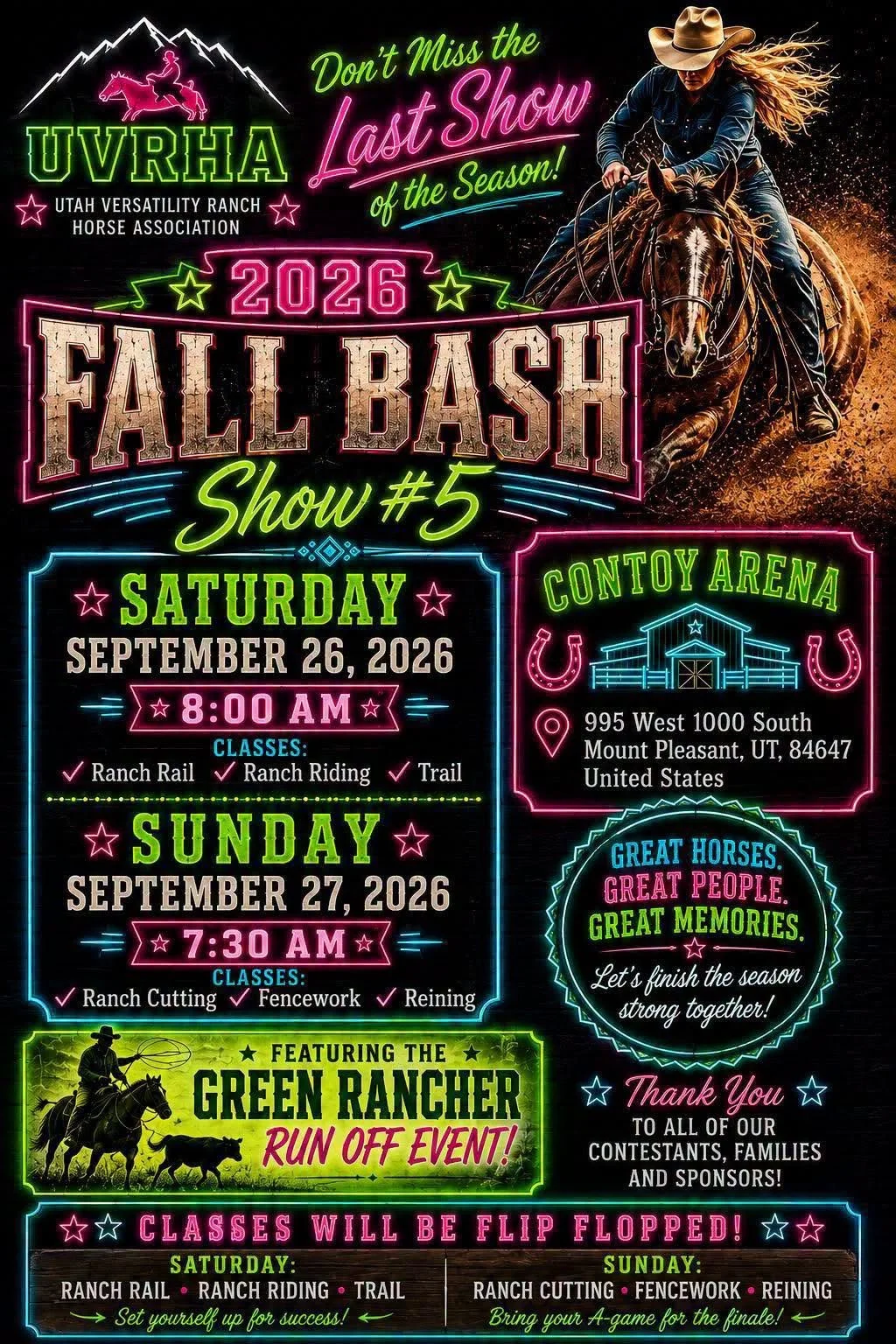 2026 Fall Bash Flip Flop Show #5