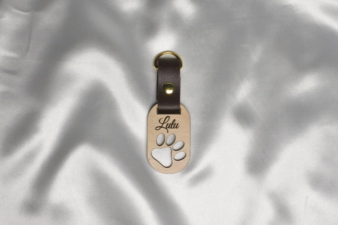 Timber Pet Keyring