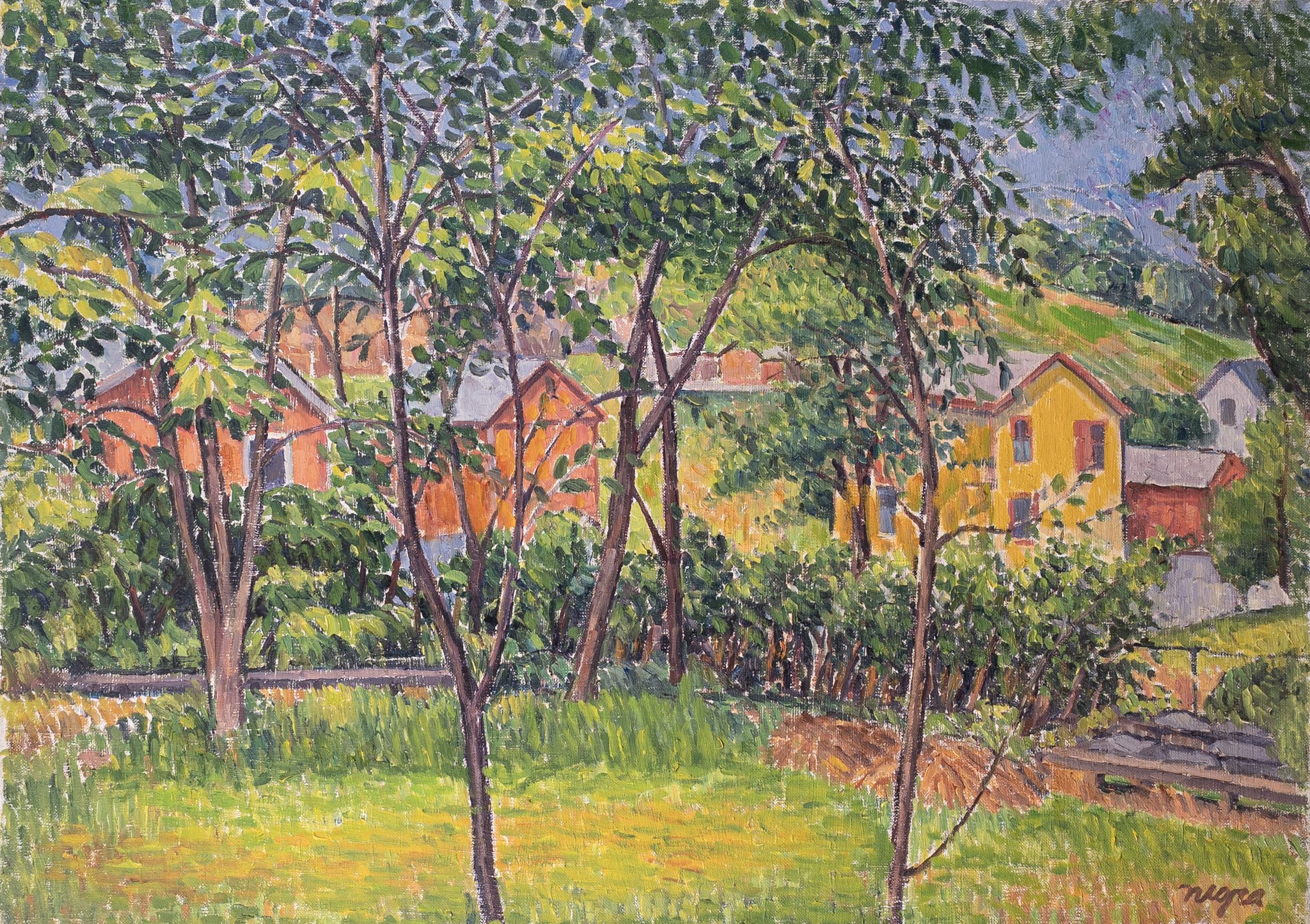 144_Landscape_Trees In Front Of Houses_15×21_s.jpg