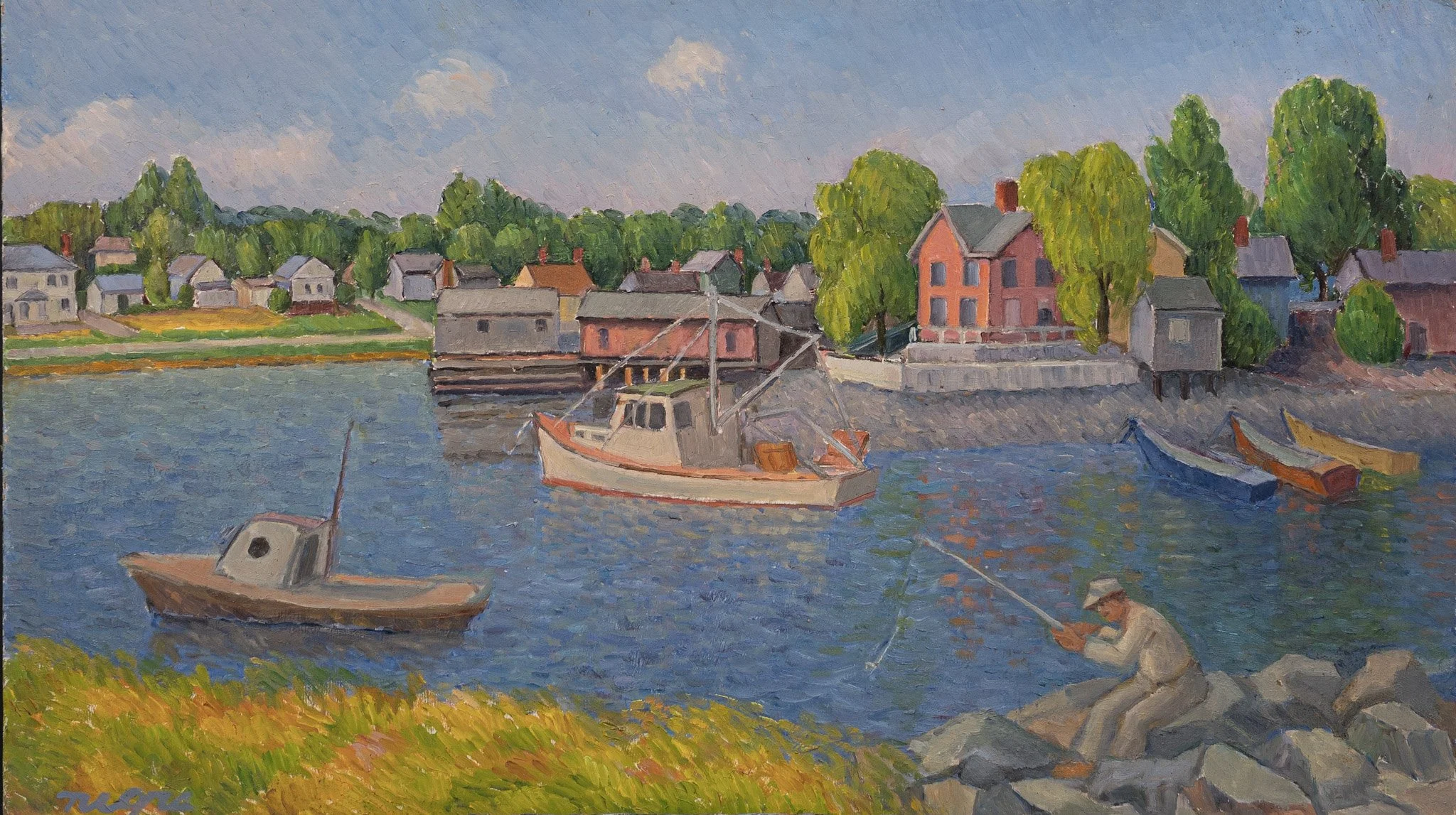 233_Portsmouth_Harbor and Fisherman_14x24_s.jpg