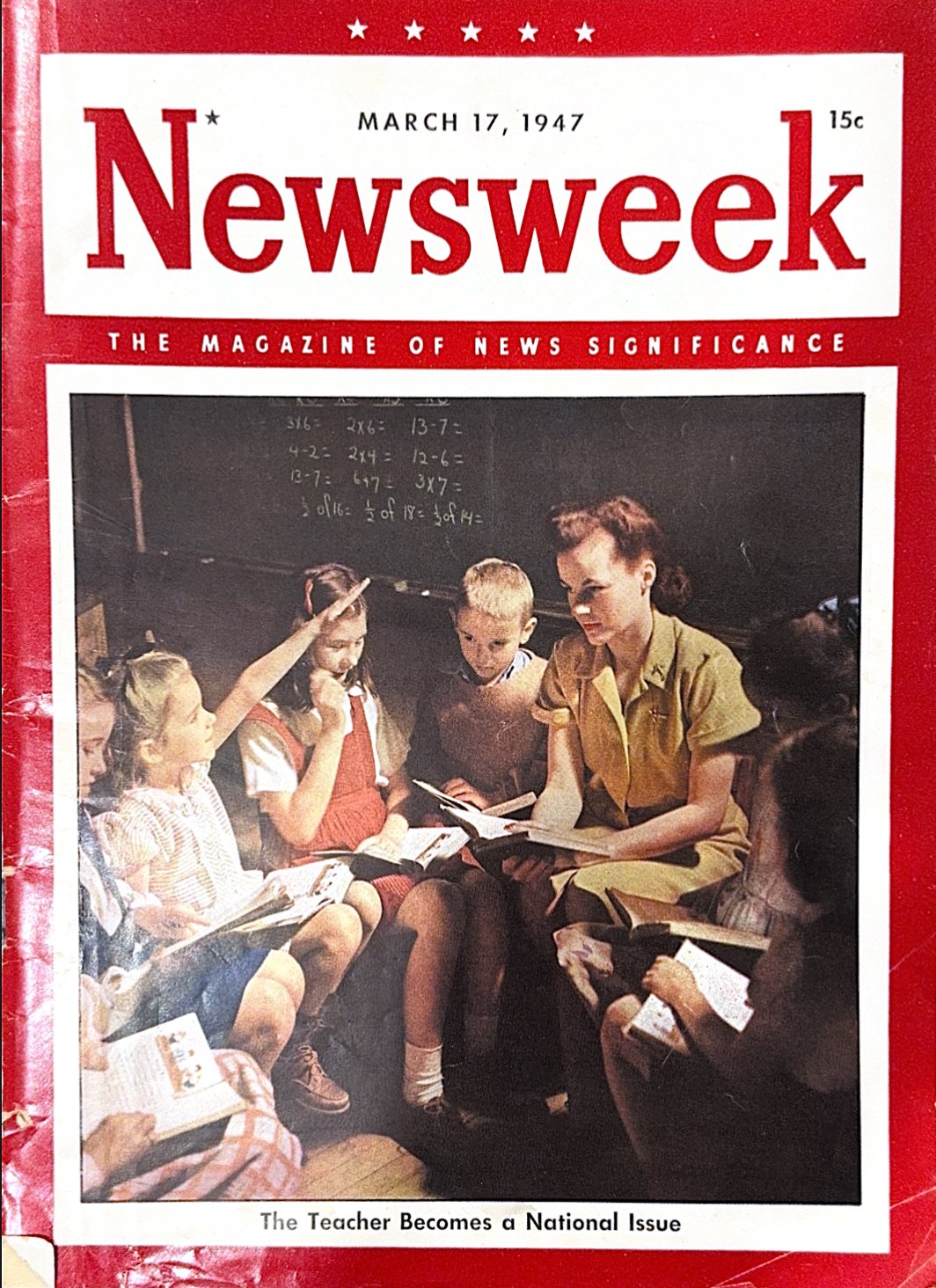 March 17, 1947 - Cover - 
Nigra appeared in Newsweek’s art section with reproductions of The Holy Family and Descent from the Cross. 