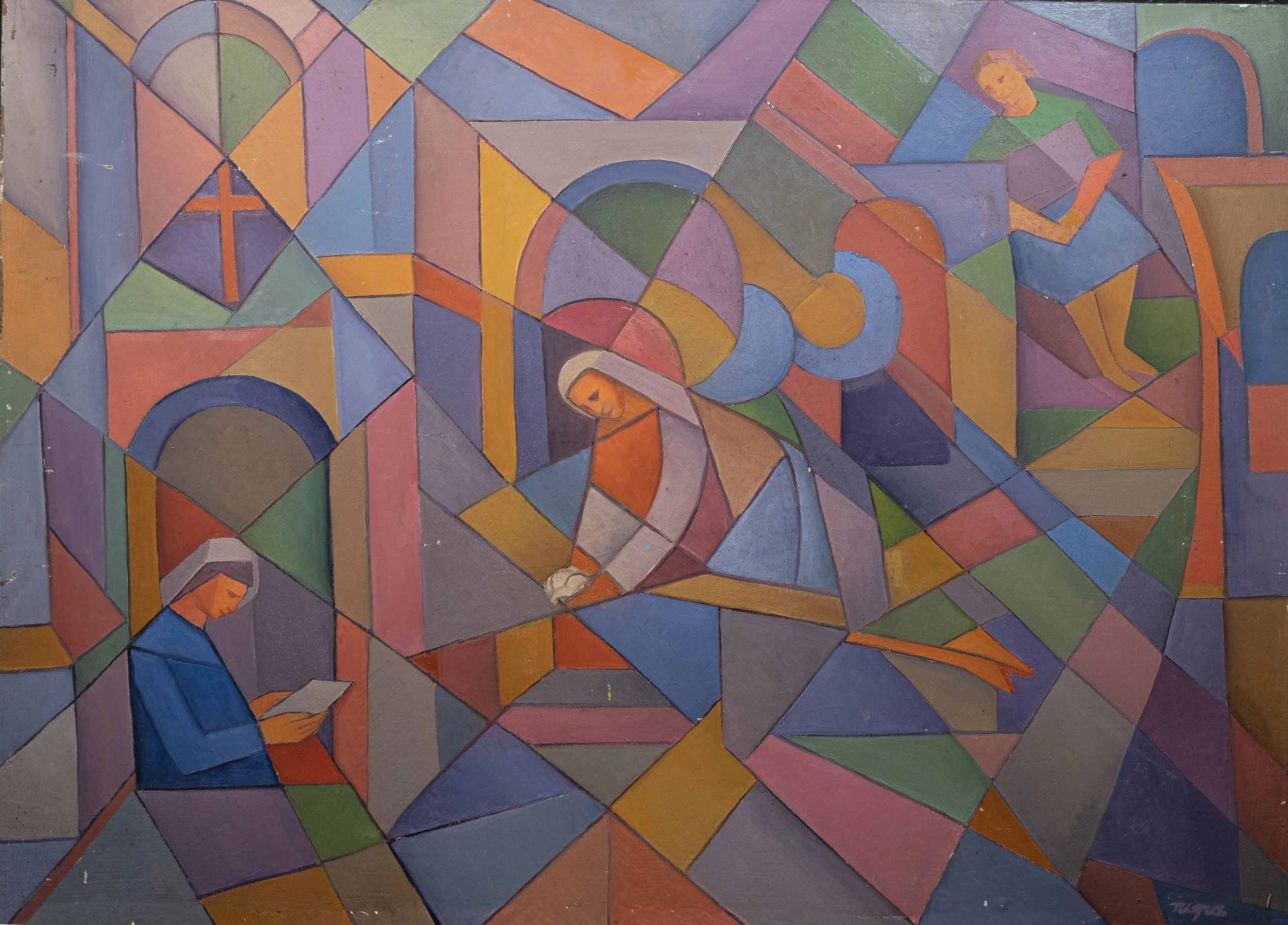 225_Stained Glass Abstraction_Angel Visits a Reader (Exterior)_25x35_s.jpg
