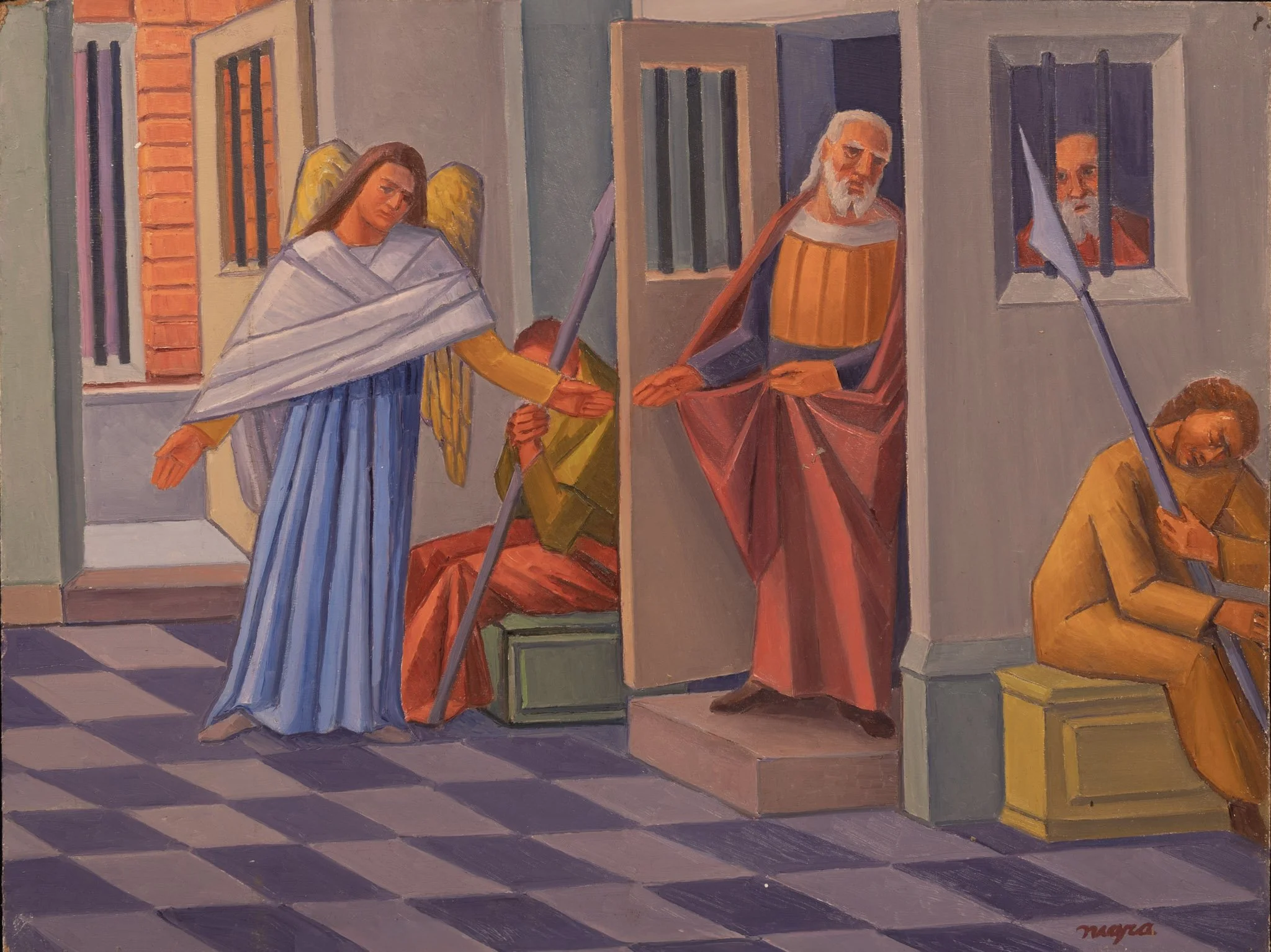 Untitled, 18 × 24 in., oil on board. 