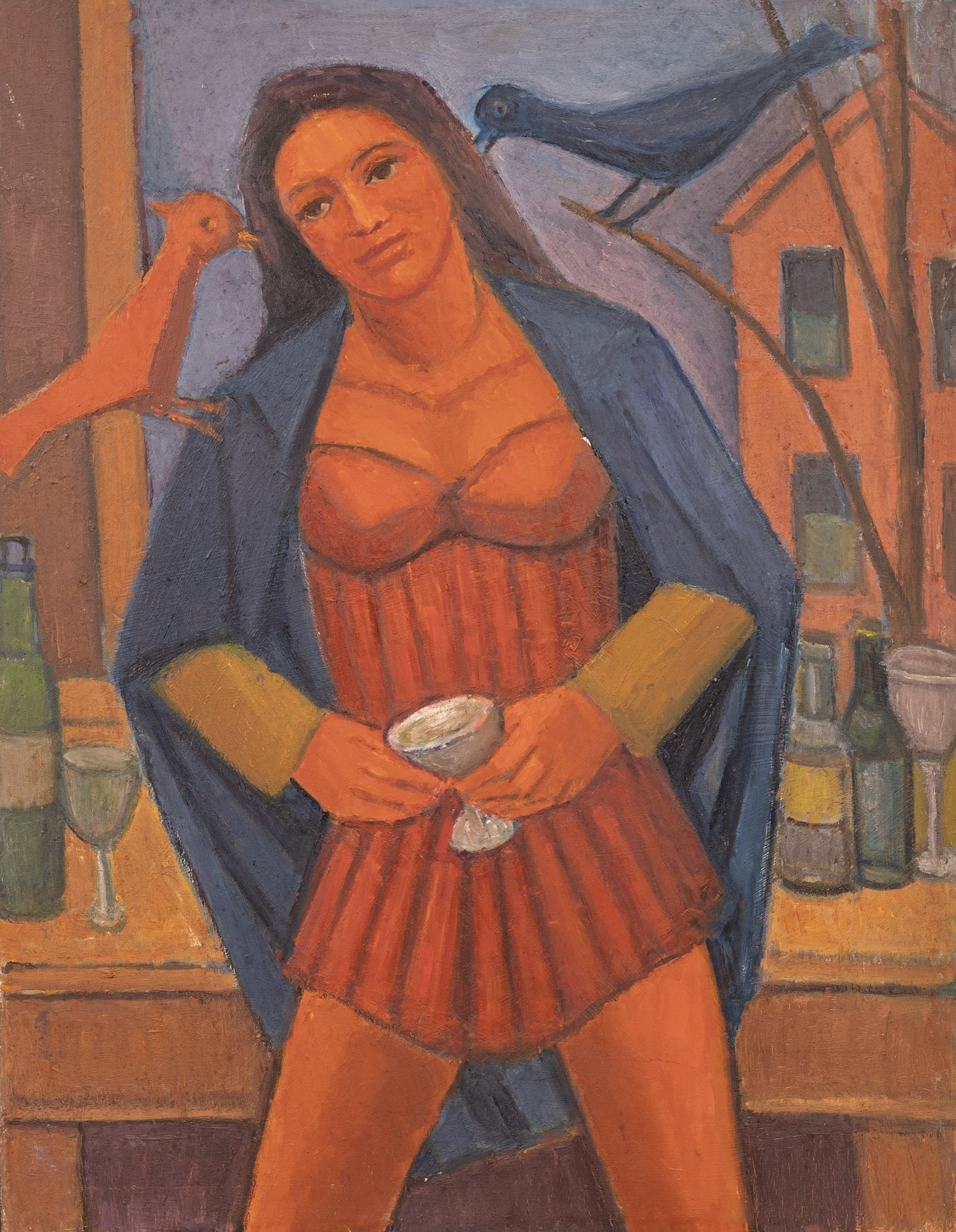 The Chalice, 26 × 20 in., oil on board.