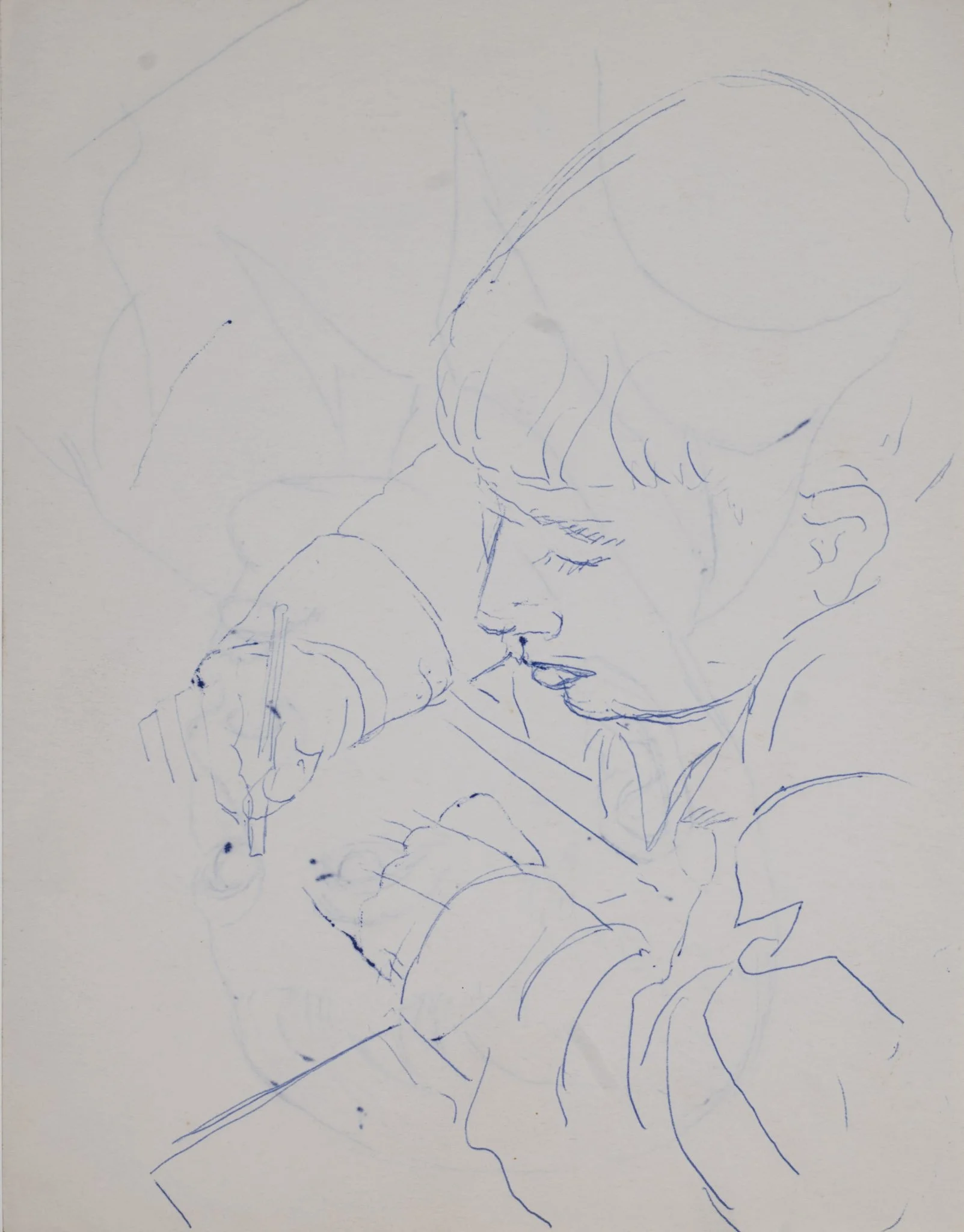 Pen & Ink_150_Portrait_ThreeQuarter_LookingDown_Drawing_s.jpg